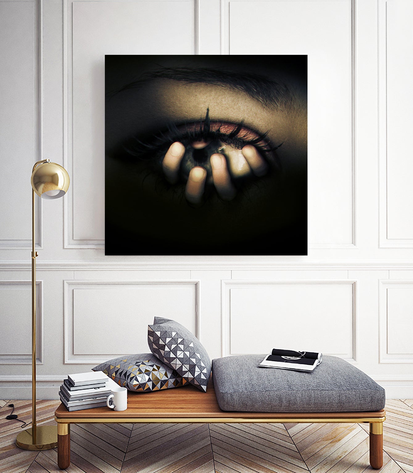 Out of Mein Eye by Richard Davis on GIANT ART - brown photo manipulation