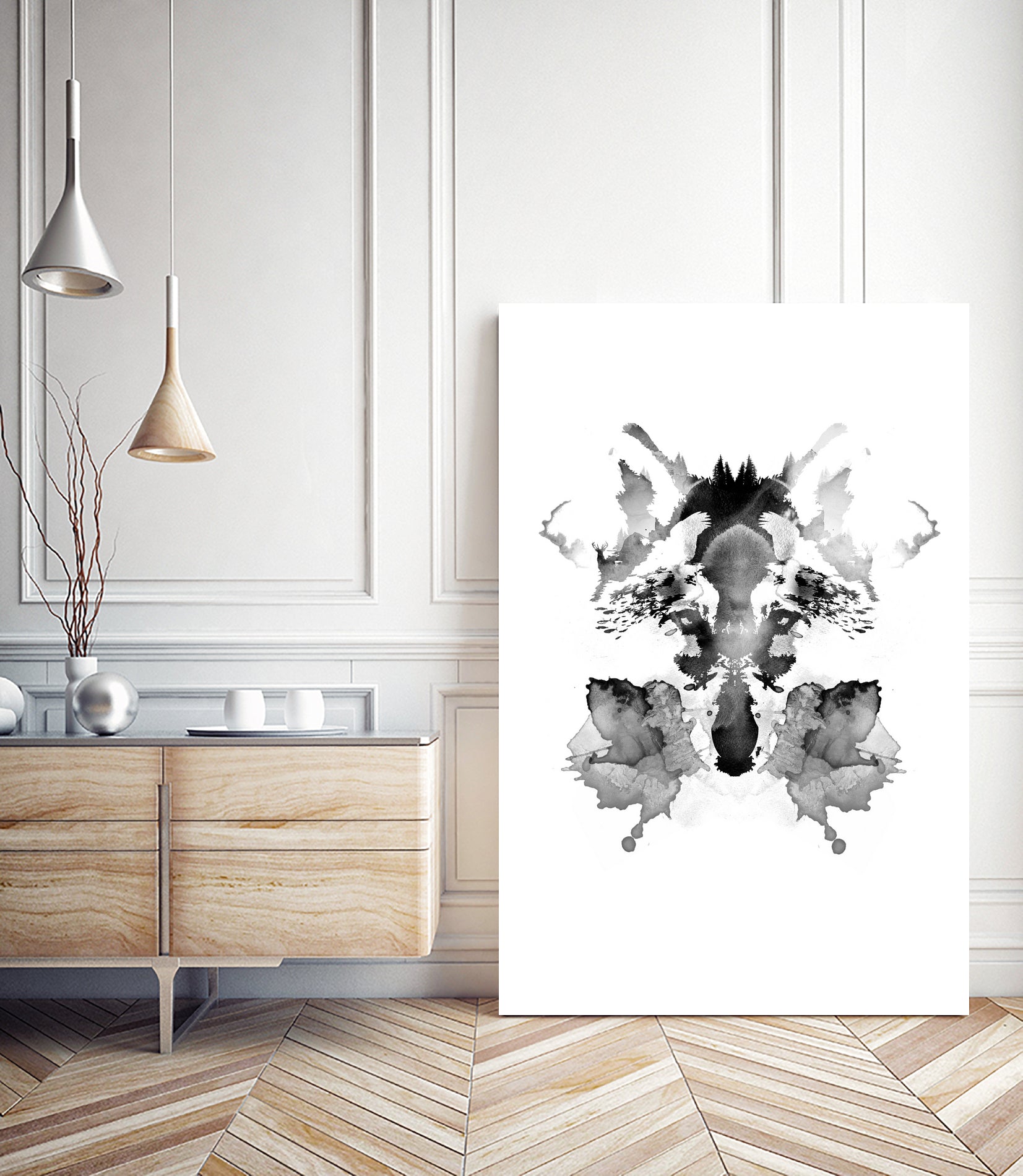 rorschach by Robert Farkas on GIANT ART - black digital painting