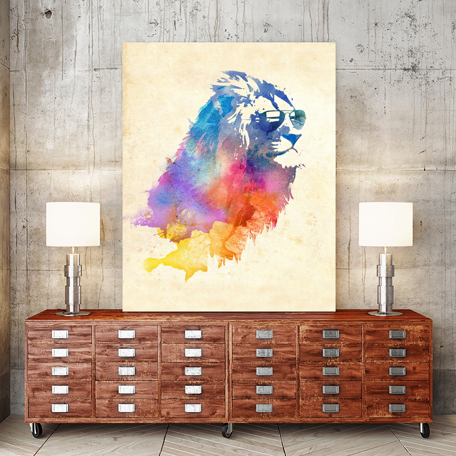 Sunny Leo by Robert Farkas on GIANT ART - red digital painting