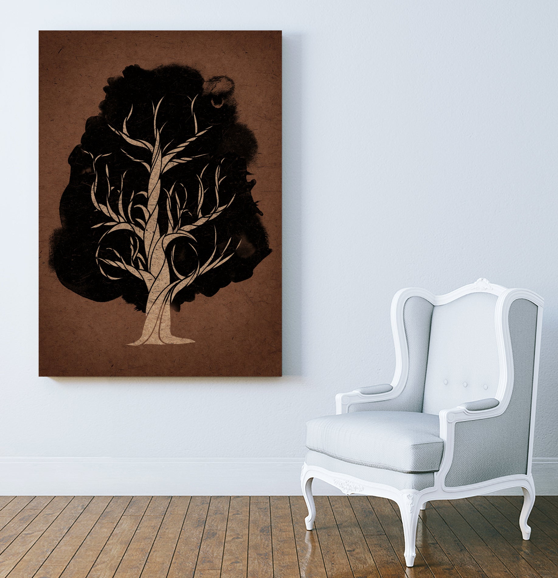 Let the tree grow by Robert Farkas on GIANT ART - black digital painting