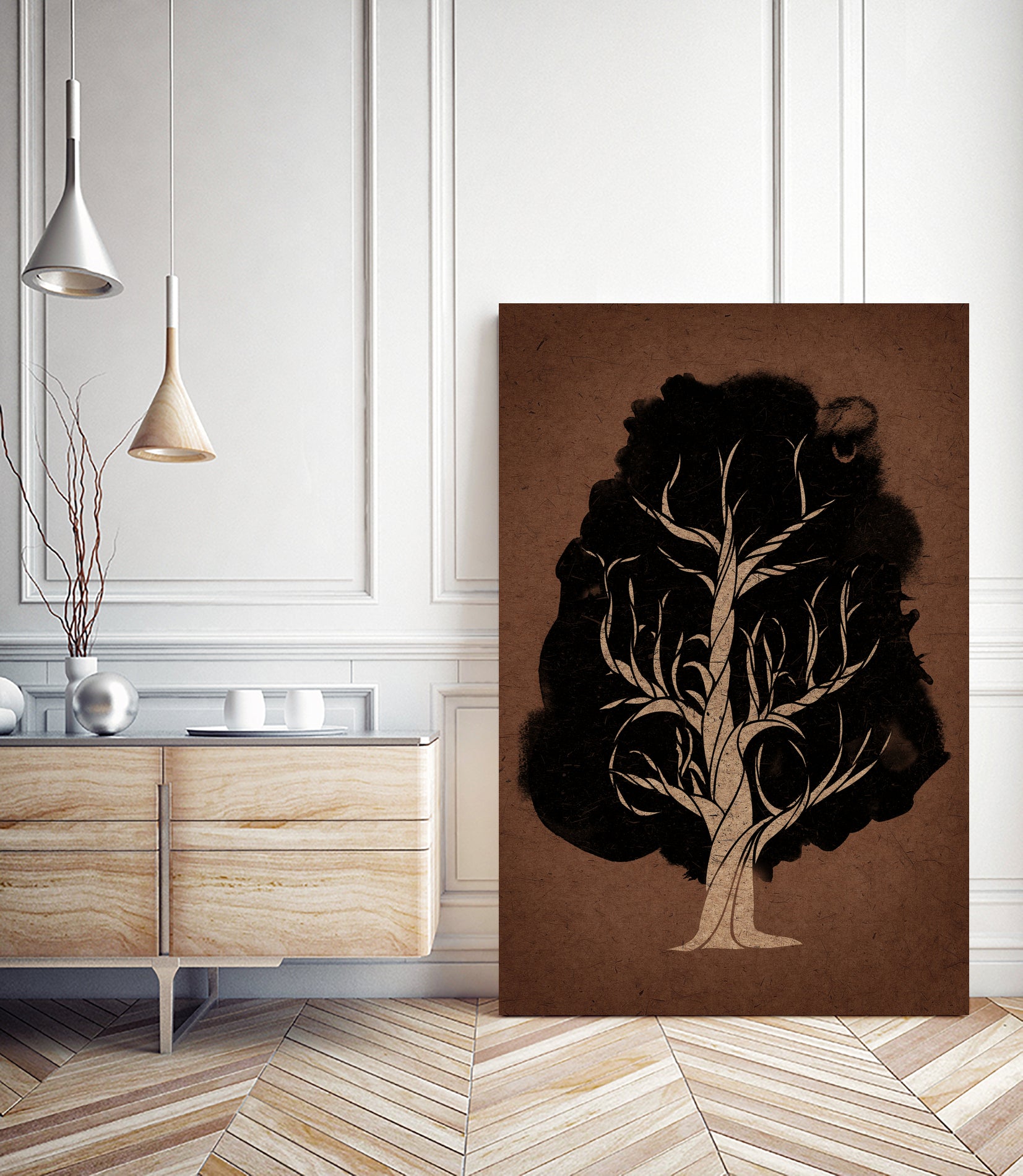 Let the tree grow by Robert Farkas on GIANT ART - black digital painting