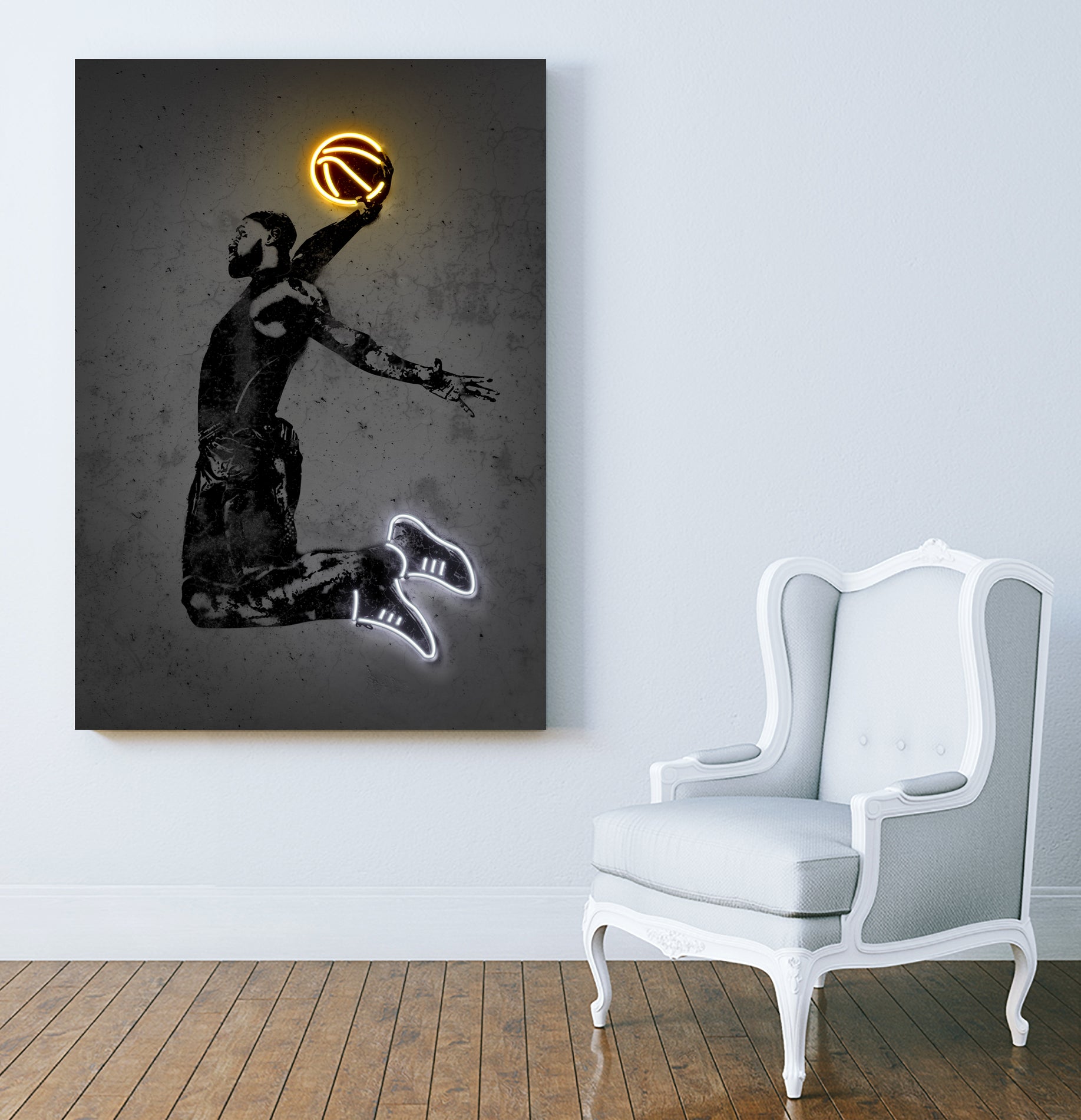 LeBron by Octavian Mihai Mielu on GIANT ART - yellow digital drawing