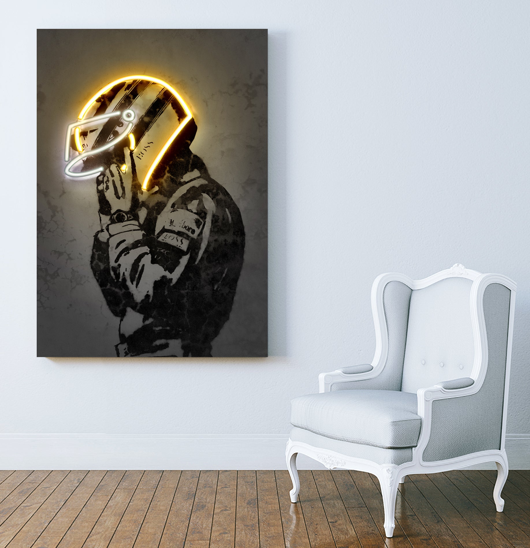 Senna by Octavian Mihai Mielu on GIANT ART - yellow digital drawing