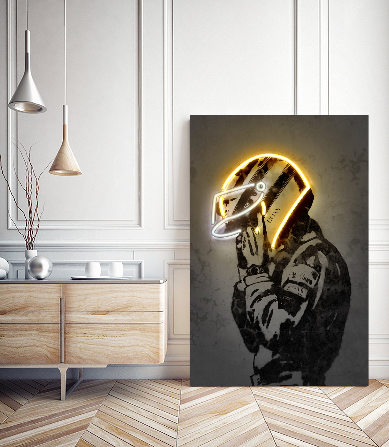 Senna by Octavian Mihai Mielu on GIANT ART - yellow digital drawing