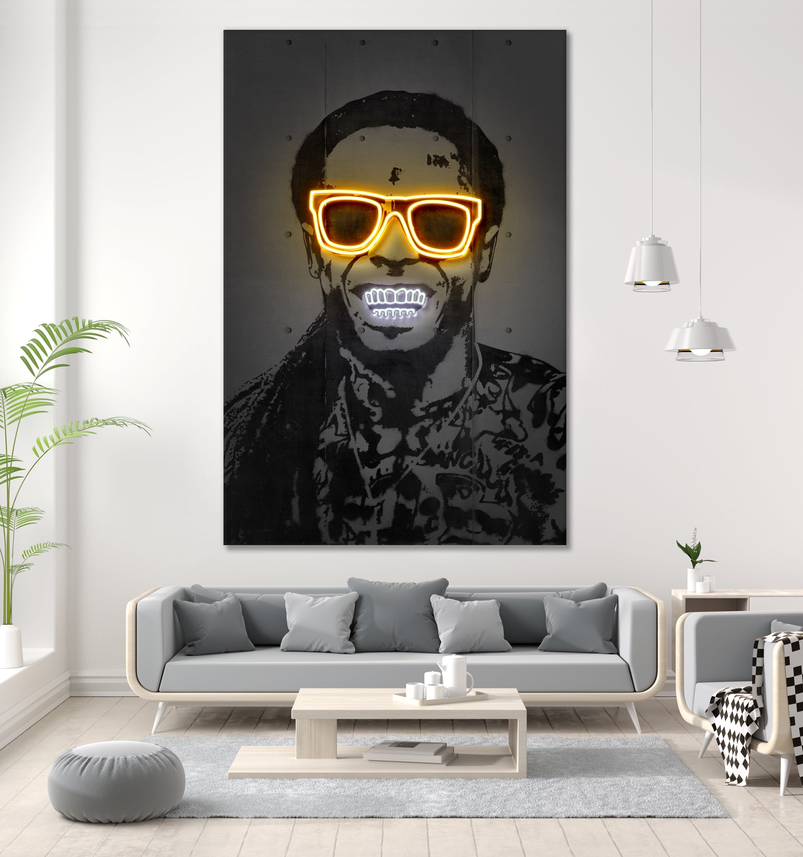 Lil Wayne by Octavian Mihai Mielu on GIANT ART - yellow digital drawing