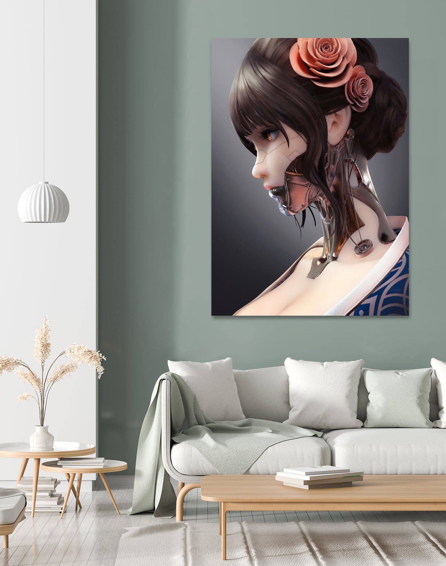 Mechanica by Yi Ou on GIANT ART - orange digital painting