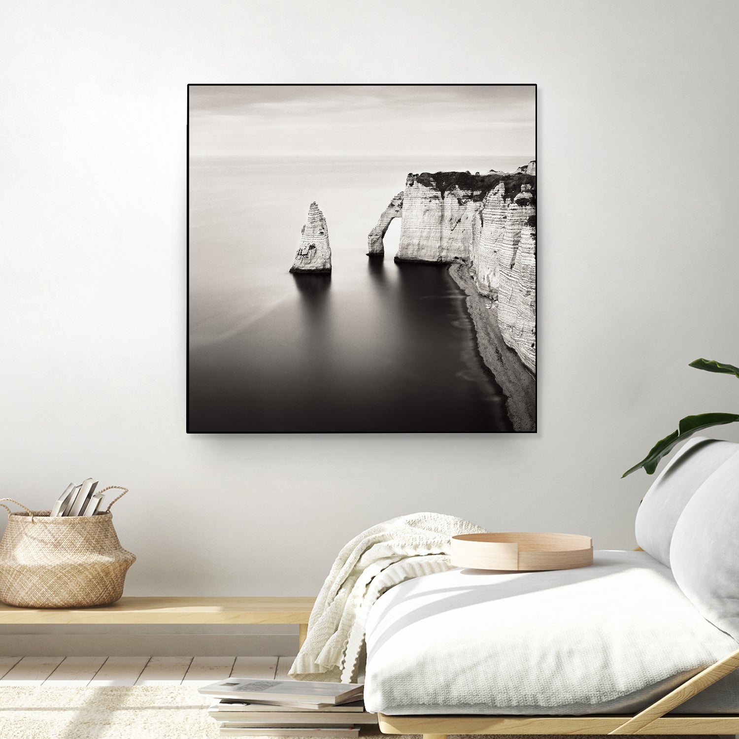 Falaise d'Aval Etretat Study I by Rafal Krol on GIANT ART - black photo illustration