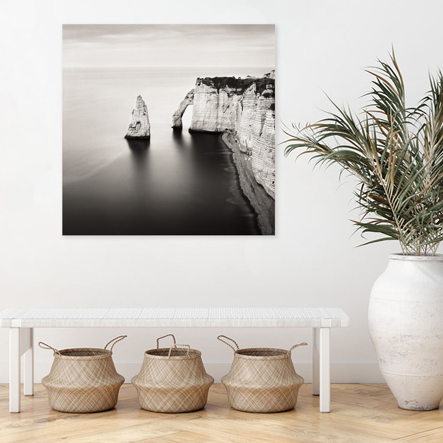 Falaise d'Aval Etretat Study I by Rafal Krol on GIANT ART - black photo illustration