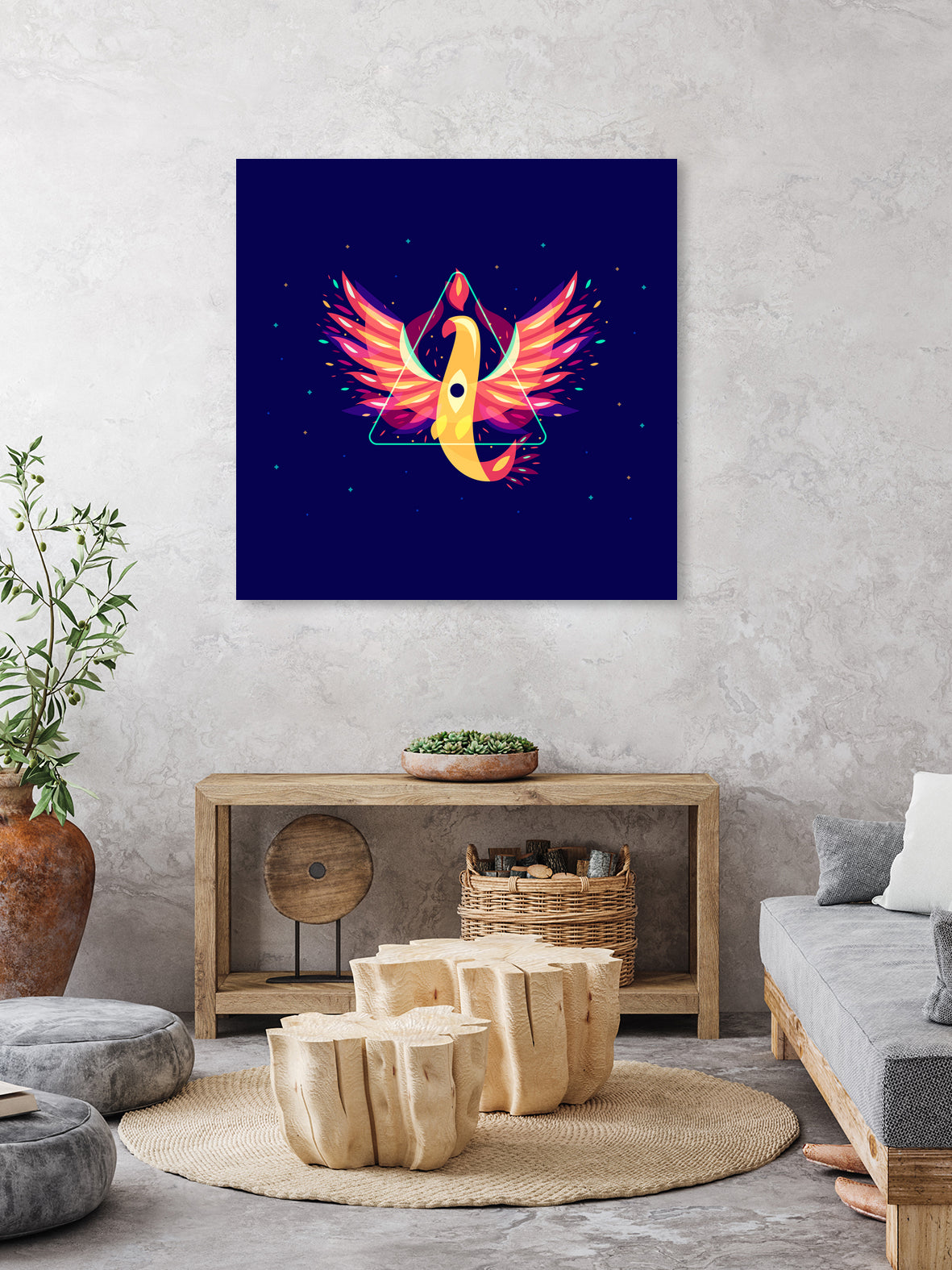 Mythical Phoenix by Ilya Shapko on GIANT ART - orange character design