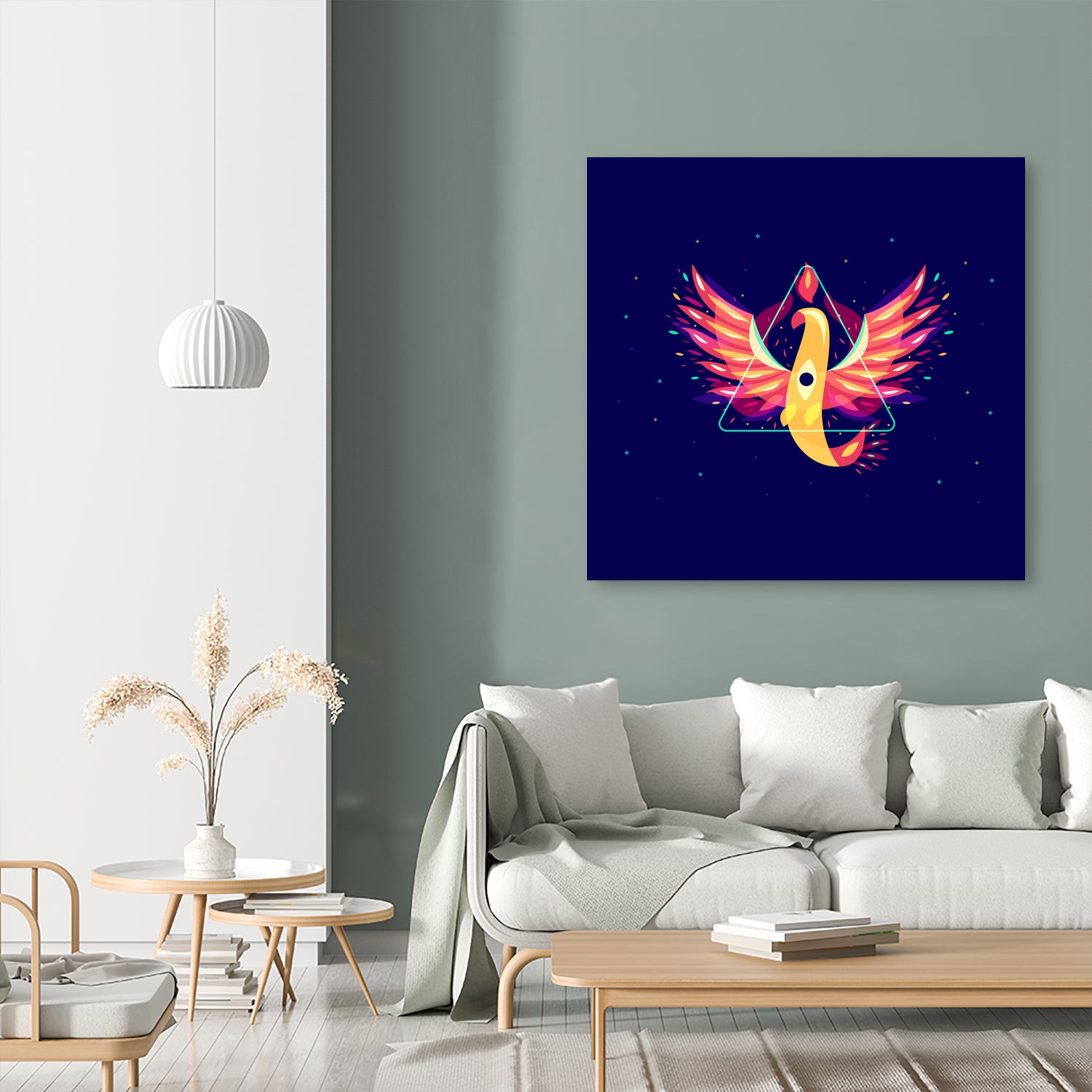 Mythical Phoenix by Ilya Shapko on GIANT ART - orange character design