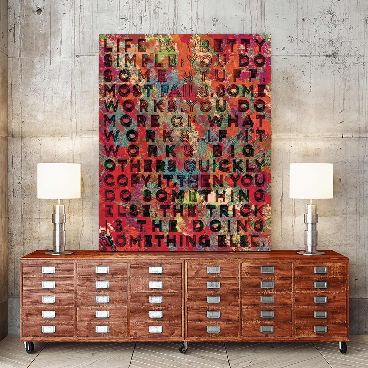 Weekly Wahini #97 by Ruud Van Eijk on GIANT ART - orange digital painting