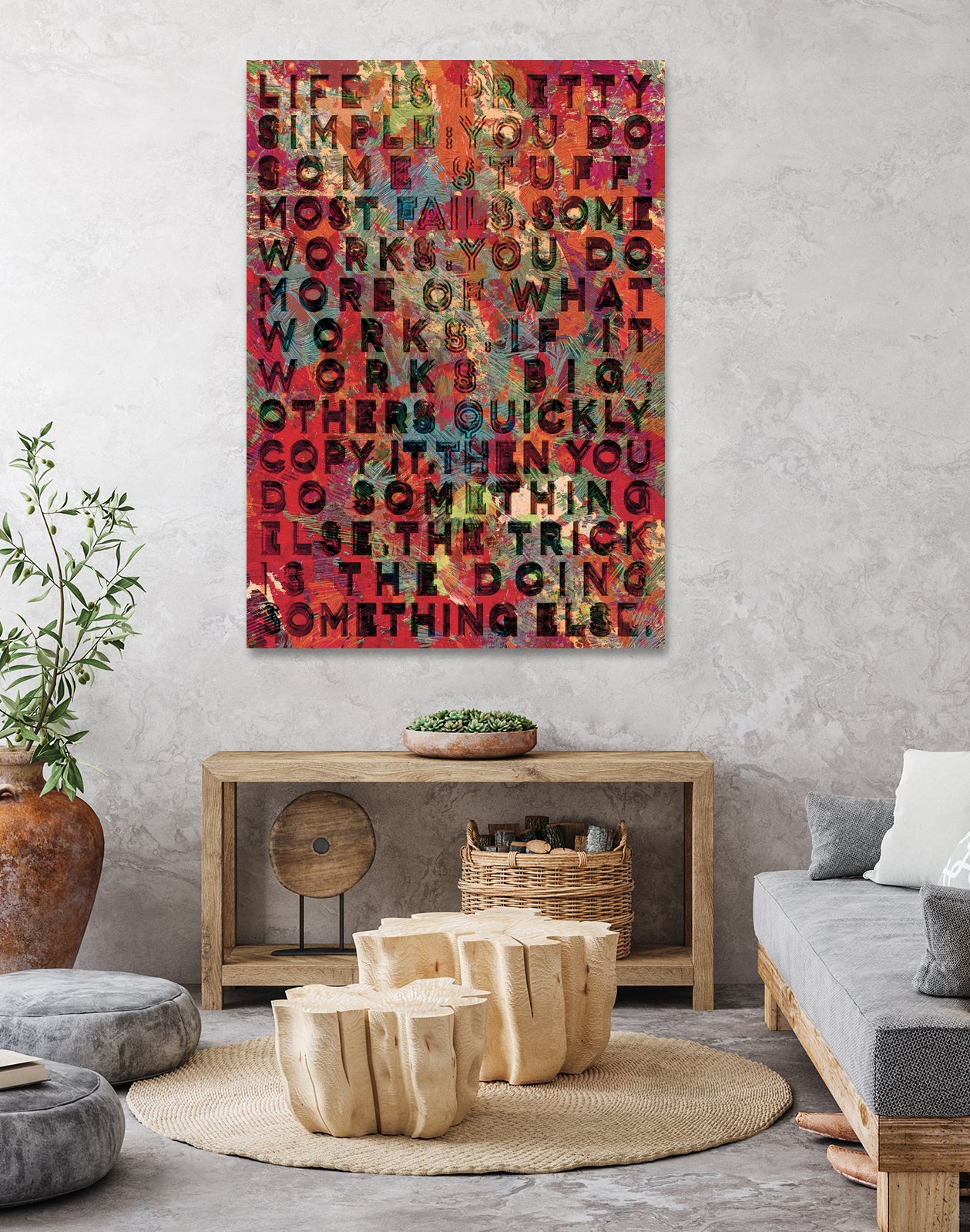 Weekly Wahini #97 by Ruud Van Eijk on GIANT ART - orange digital painting