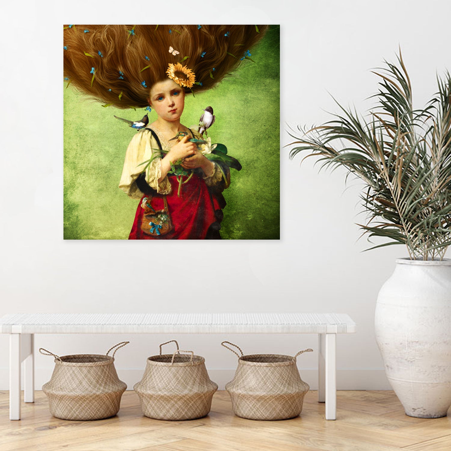 Warm Embrace by Diogo Veríssimo on GIANT ART - green photo manipulation