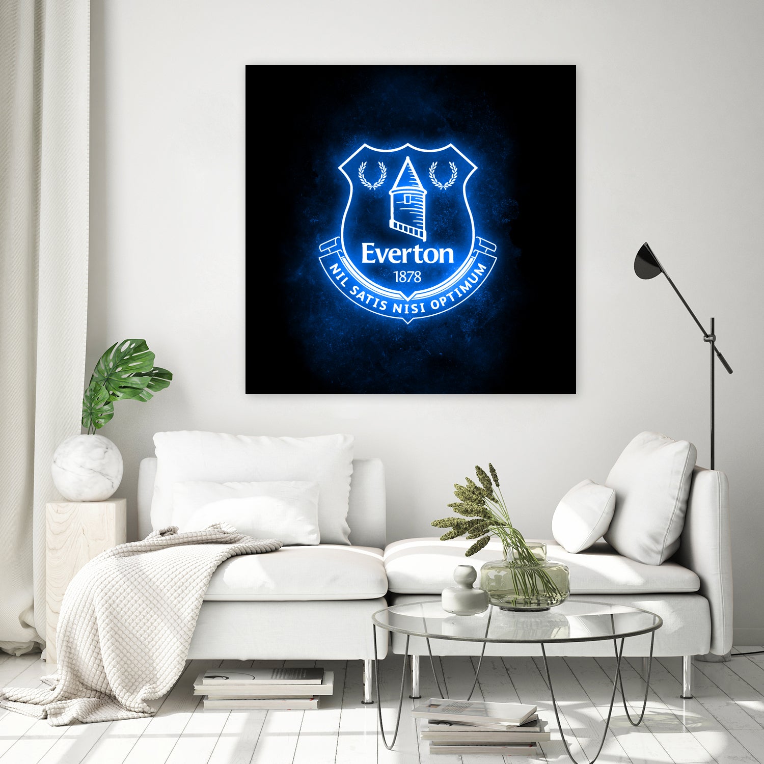 Neon Everton by Imam Safi'i on GIANT ART - black photo illustration