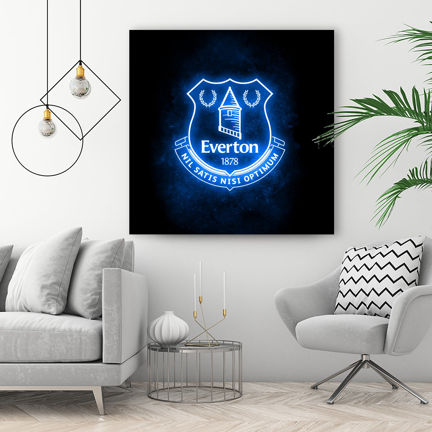 Neon Everton by Imam Safi'i on GIANT ART - black photo illustration