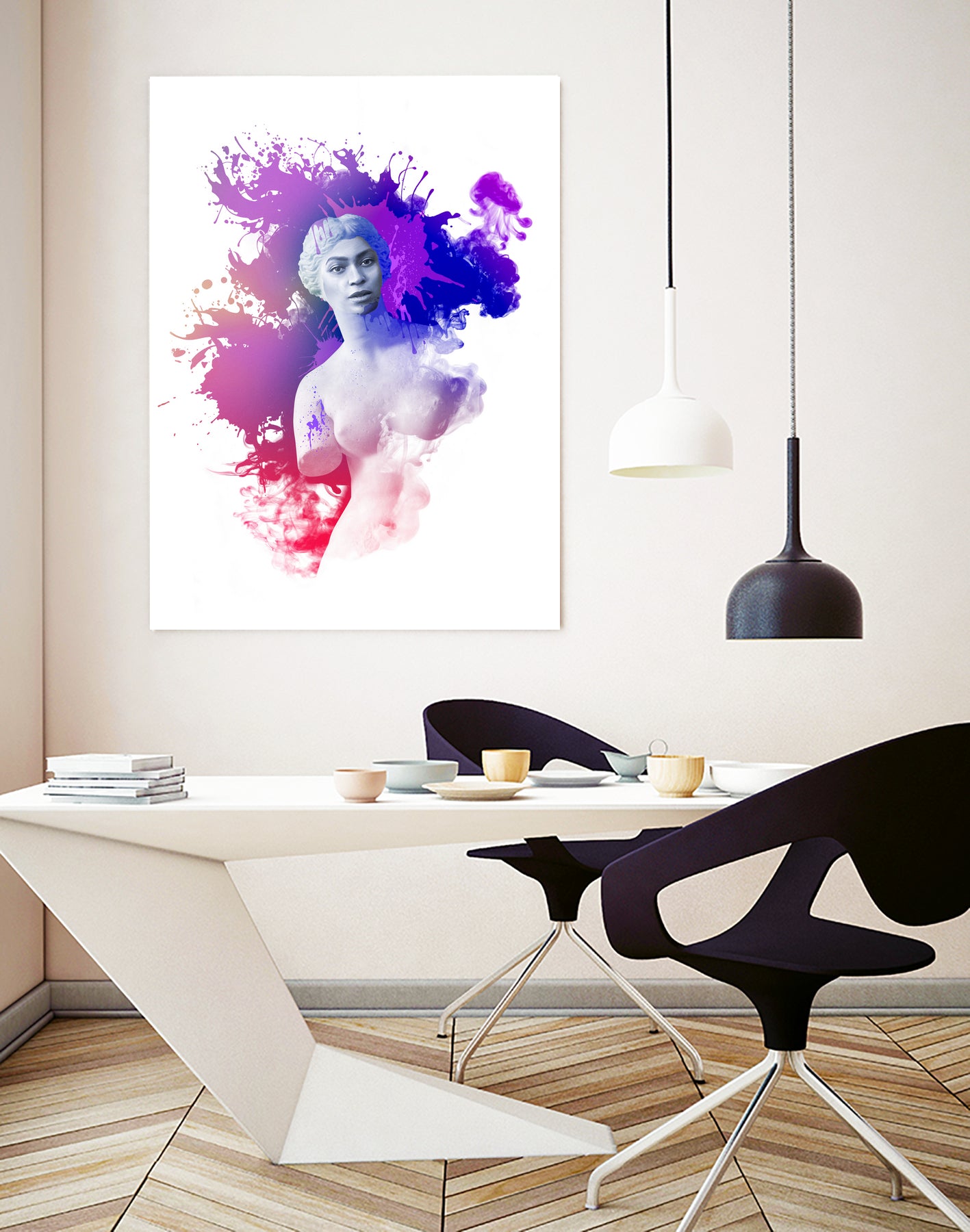 Beyoncé Venus by Pepe Psyche on GIANT ART - fuchsia digital painting