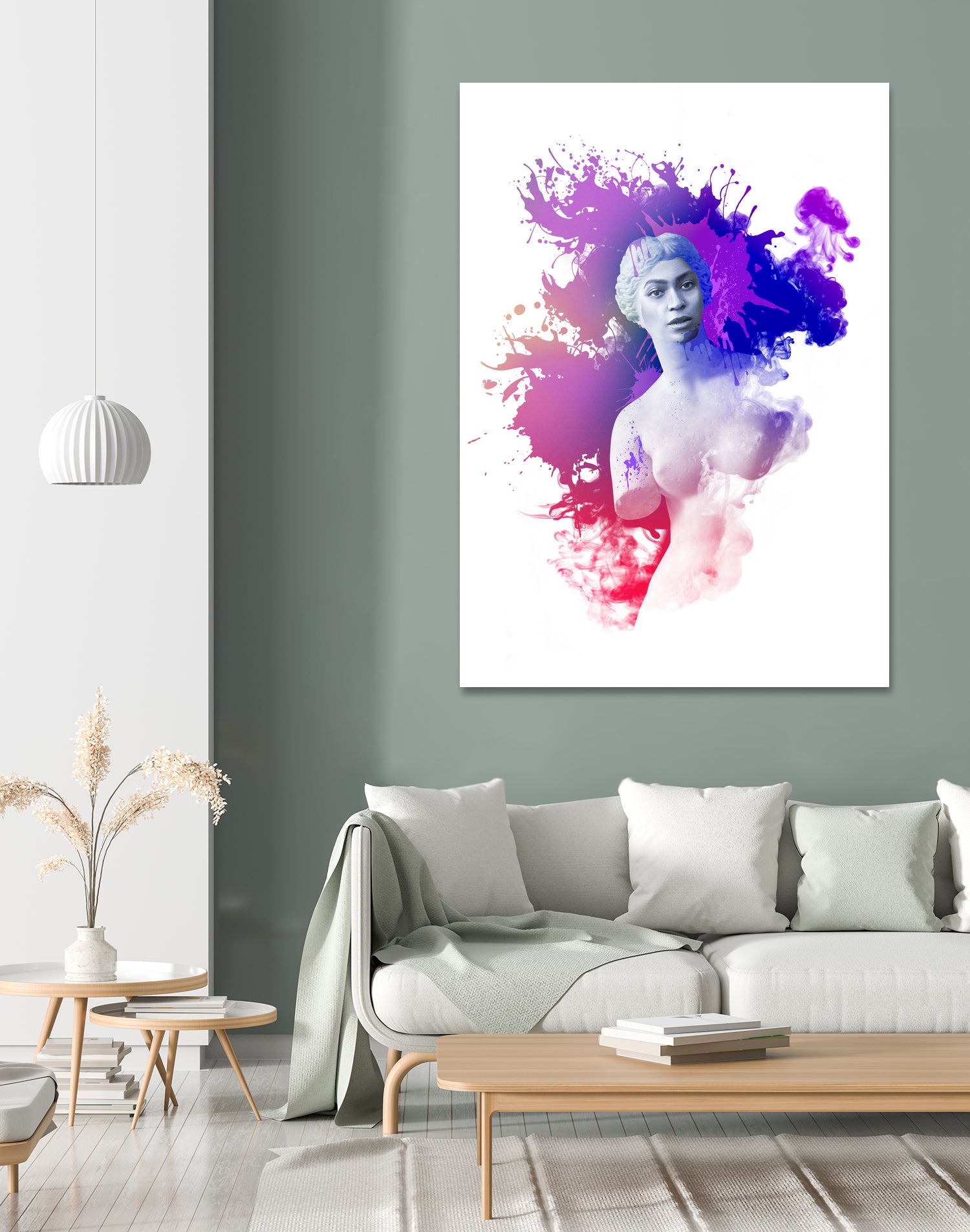 Beyoncé Venus by Pepe Psyche on GIANT ART - fuchsia digital painting