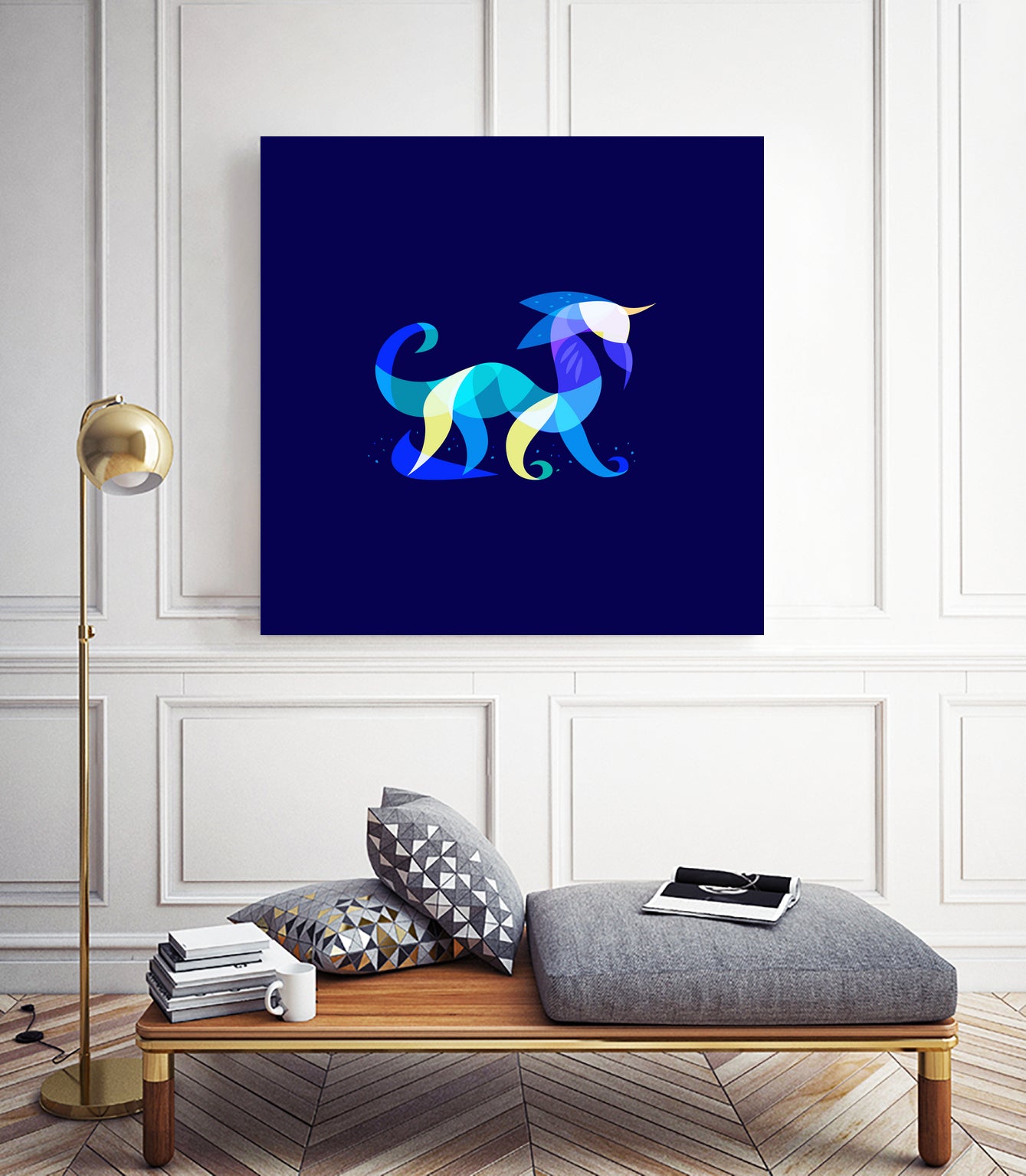 Sea Monster by Ilya Shapko on GIANT ART - blue character design