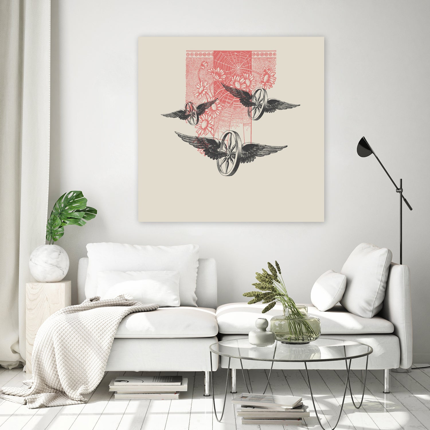 Cosmic Wheels by Aimer Heinz on GIANT ART - red vector illustration