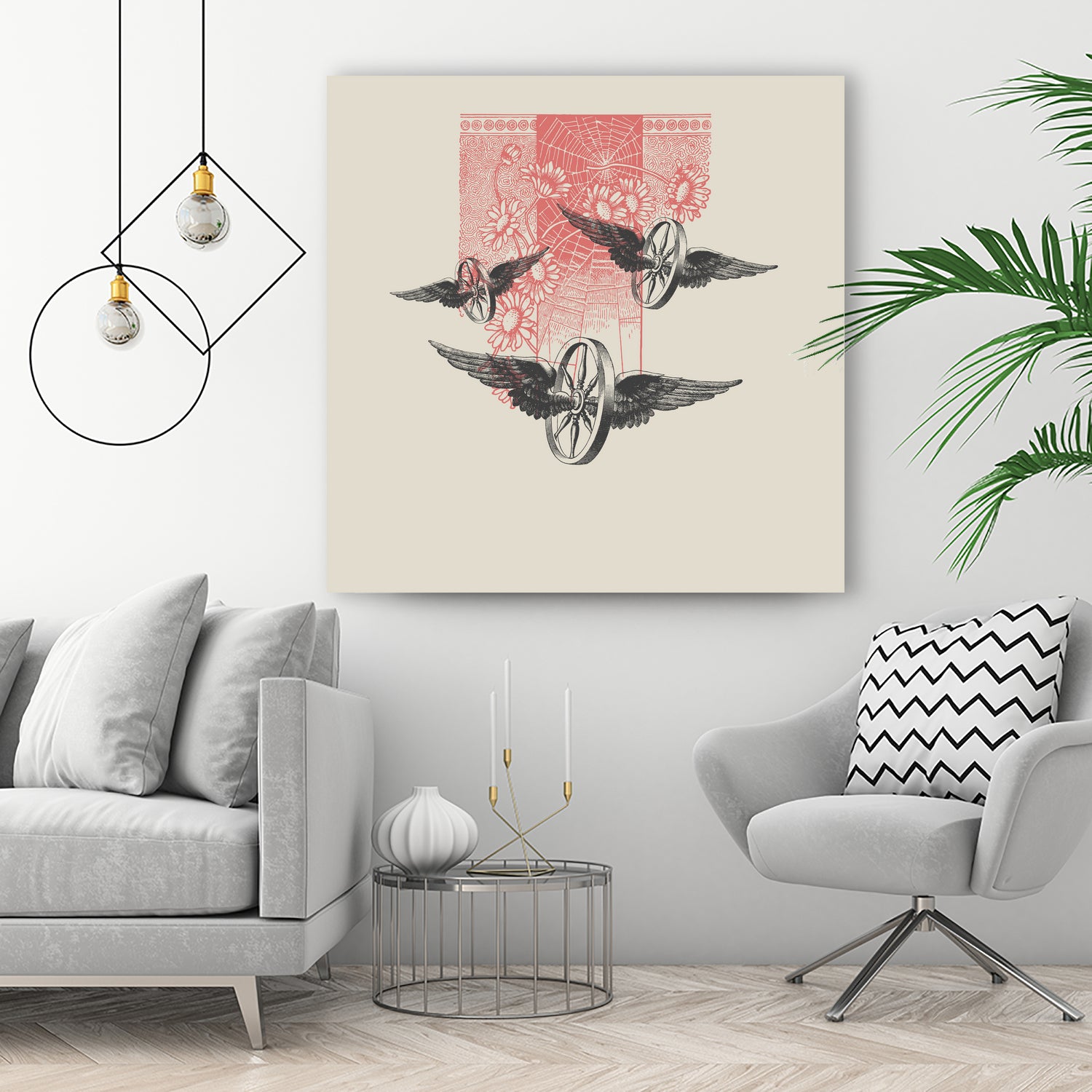 Cosmic Wheels by Aimer Heinz on GIANT ART - red vector illustration