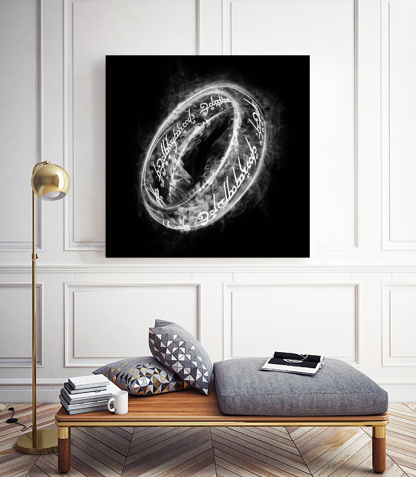 Smoky Ring by bruno clasca on GIANT ART - black digital drawing