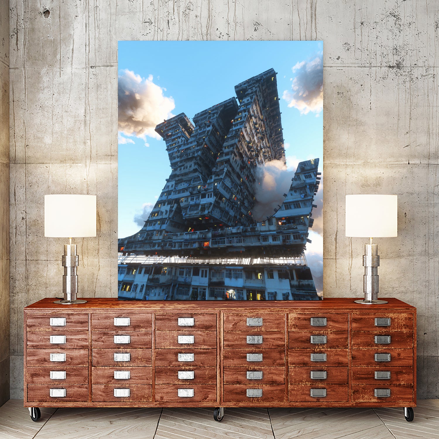 LV BUILDING$ by Antoni Tudisco on GIANT ART - gray 3d art