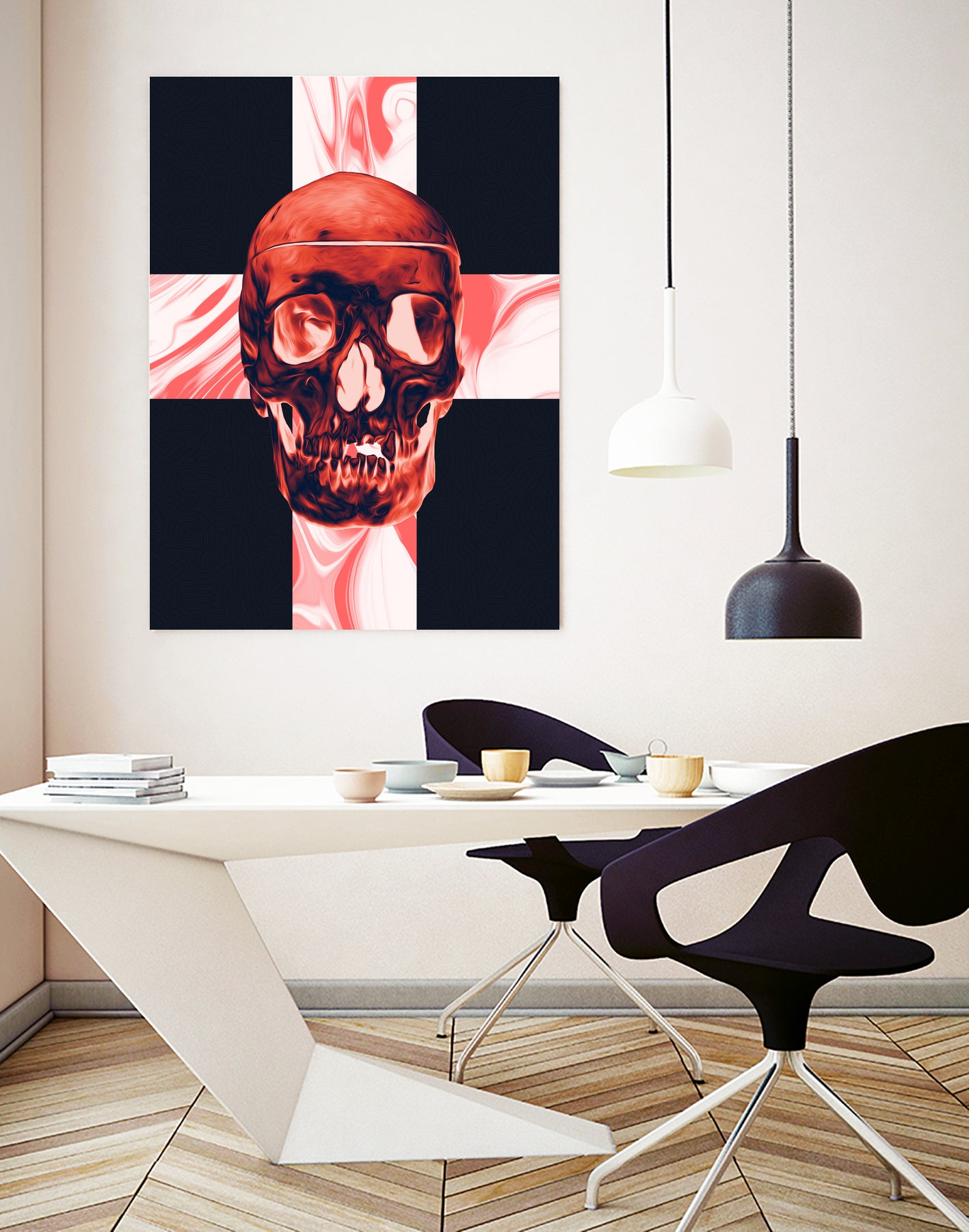 Dei by Dorian Legret on GIANT ART - red photo manipulation