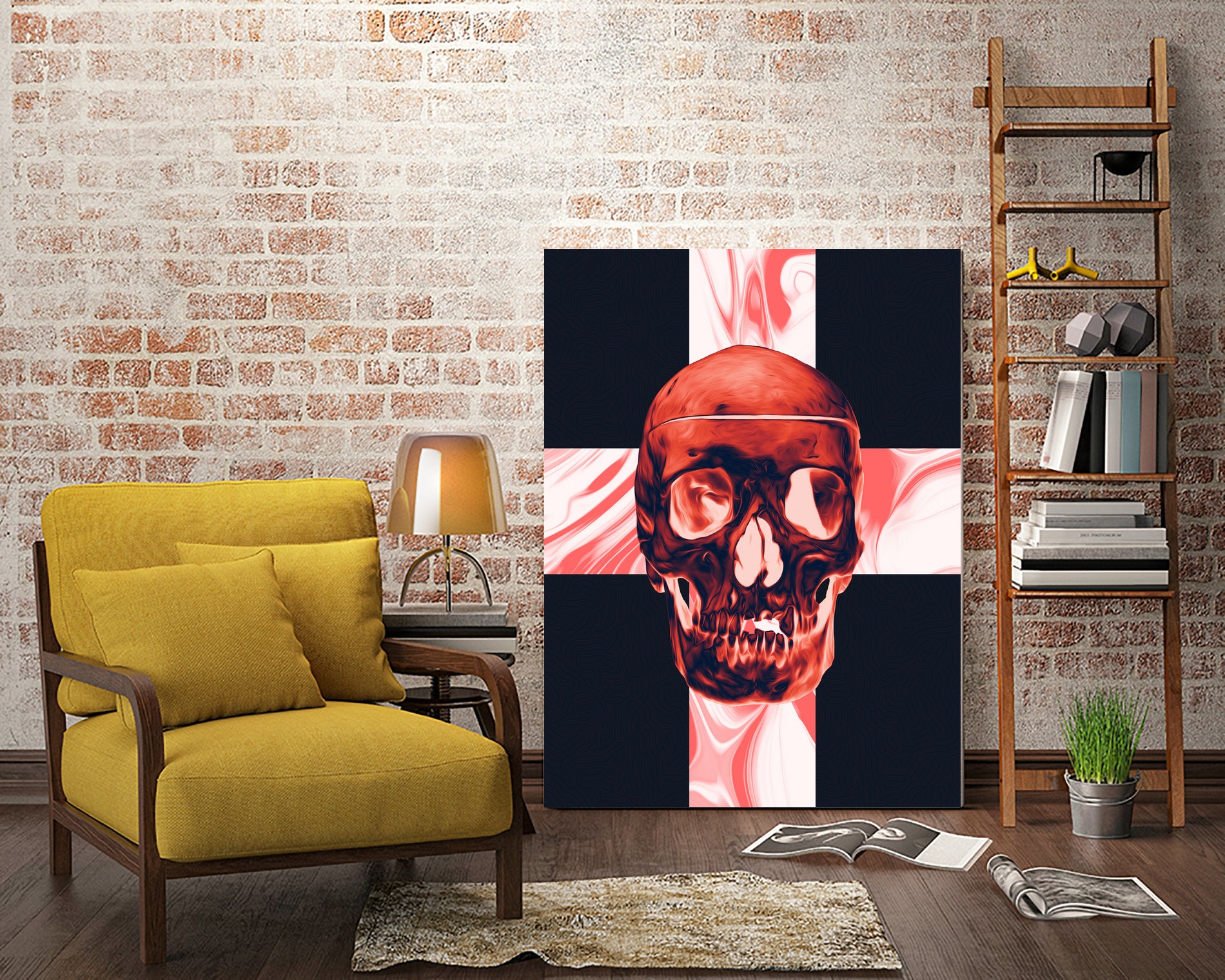 Dei by Dorian Legret on GIANT ART - red photo manipulation