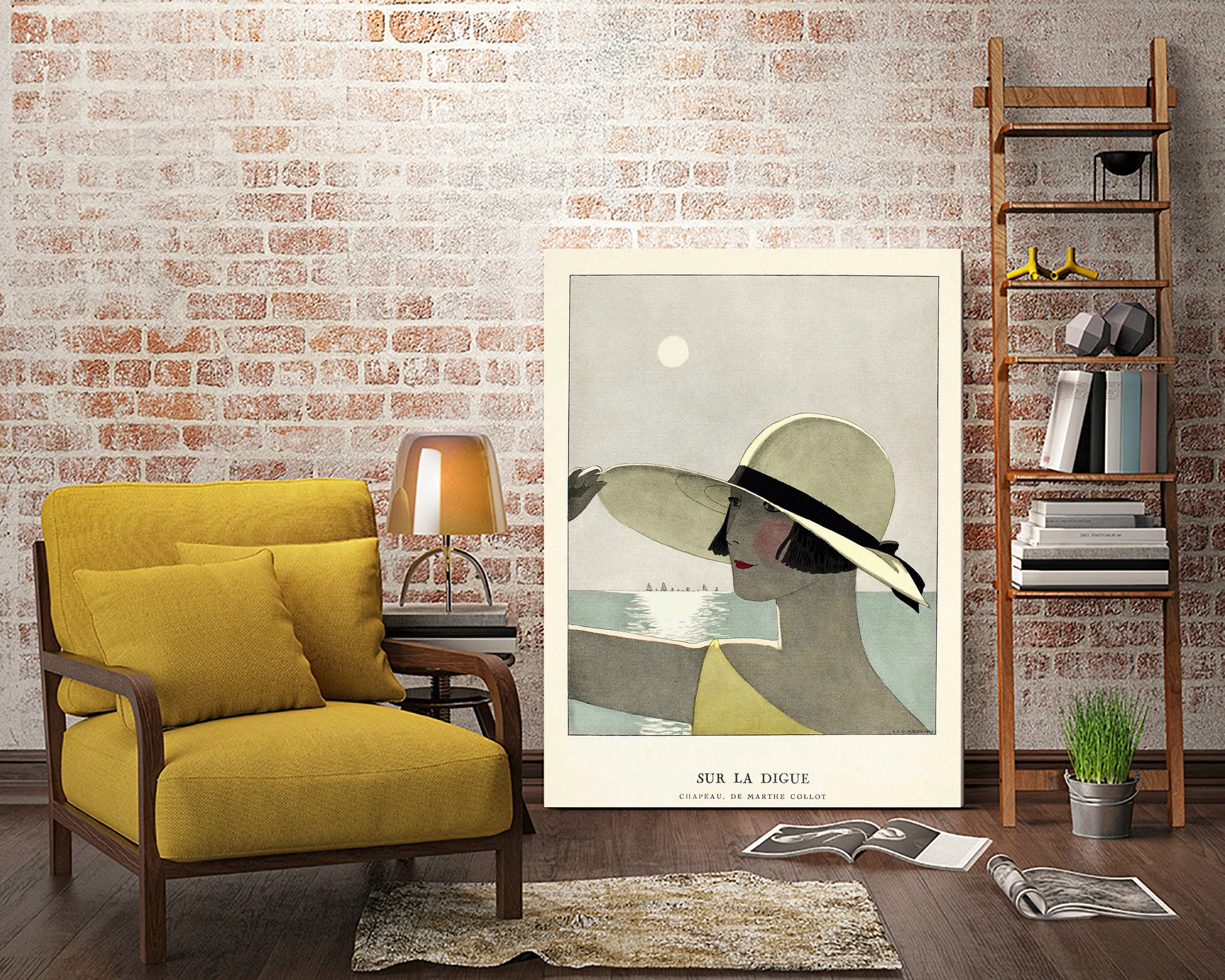 Sur la digue - Marty by Denver Dhlamini on GIANT ART - white digital painting