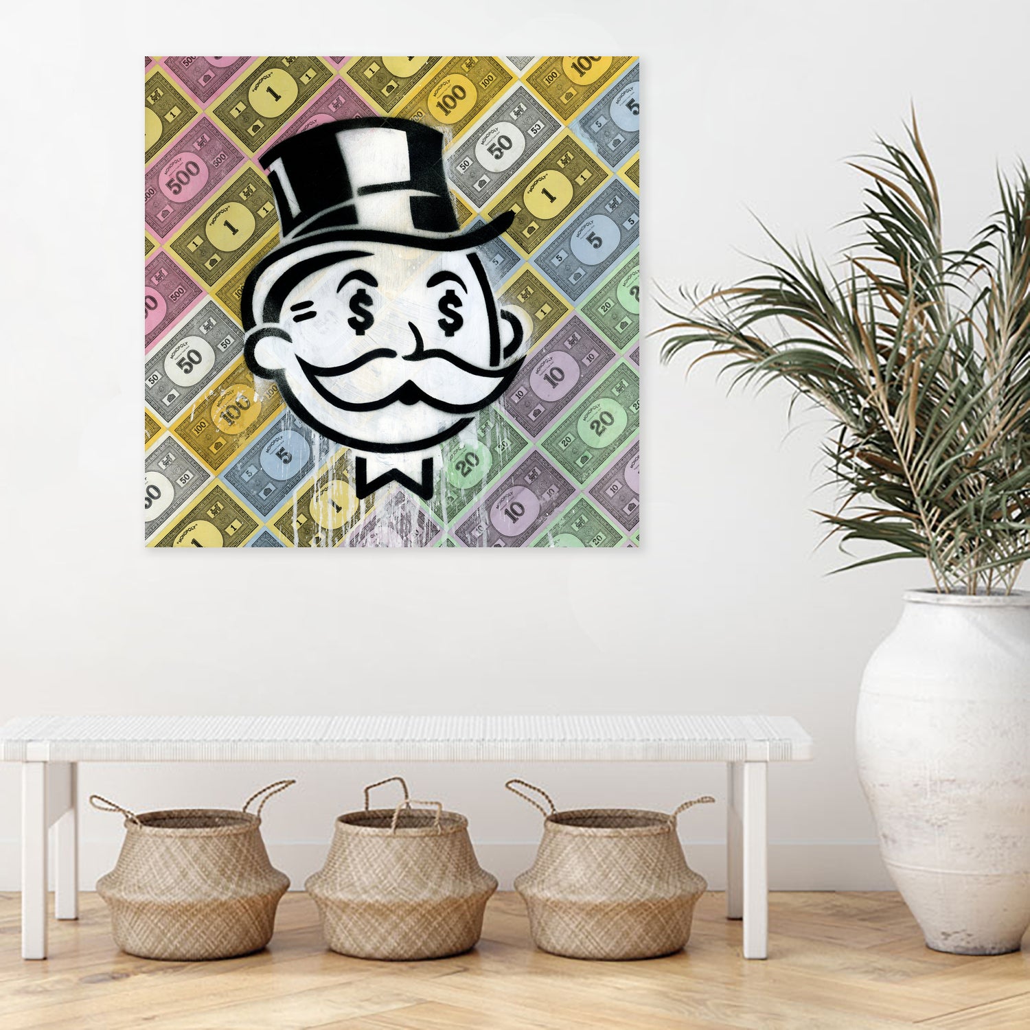 Another Day - Another Dollar by Andrew Turner on GIANT ART - black mixed media