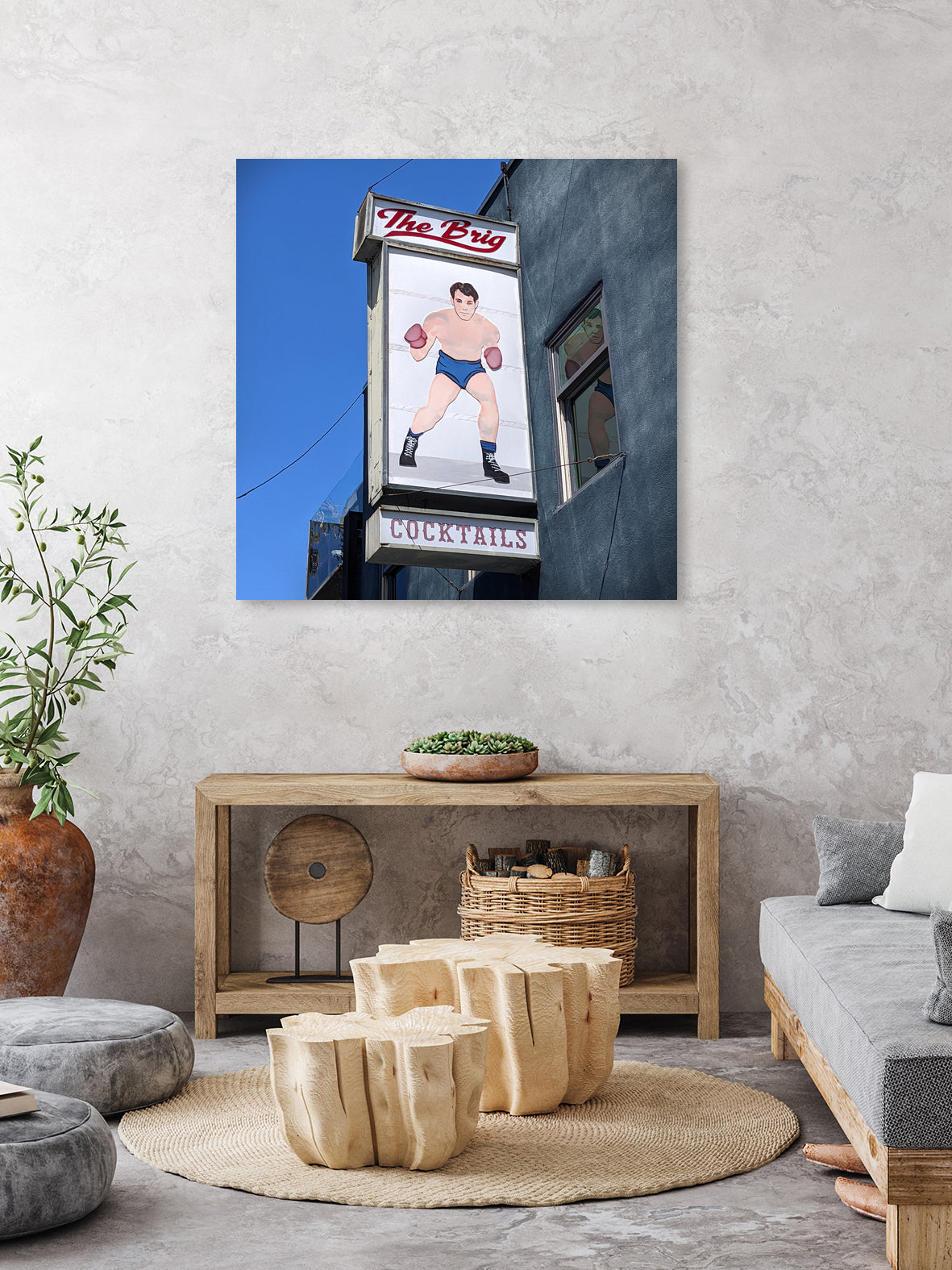 The Brig by will Hansen on GIANT ART - blue mixed media