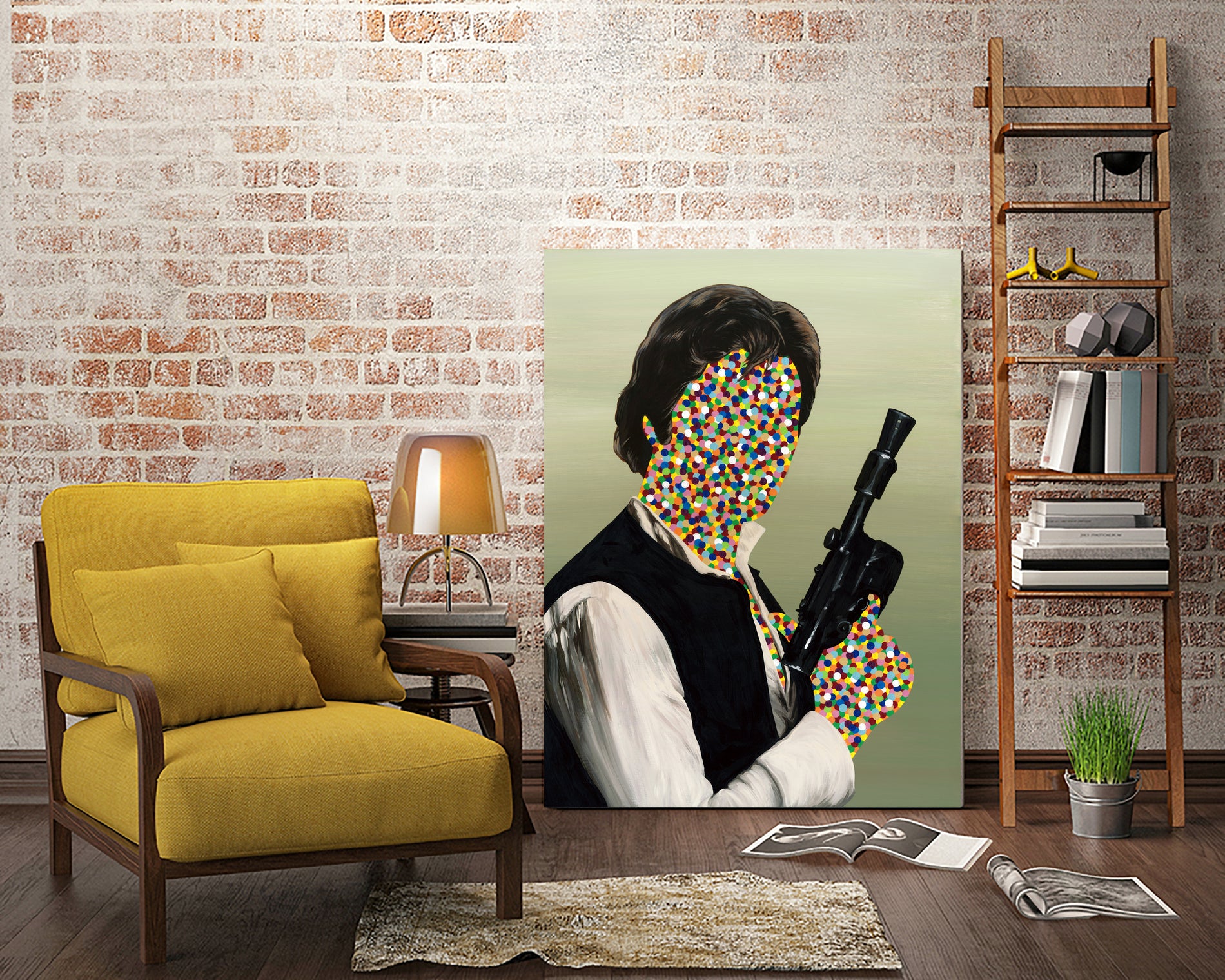 Rebel Scum 01 by Andrew Turner on GIANT ART - green mixed media