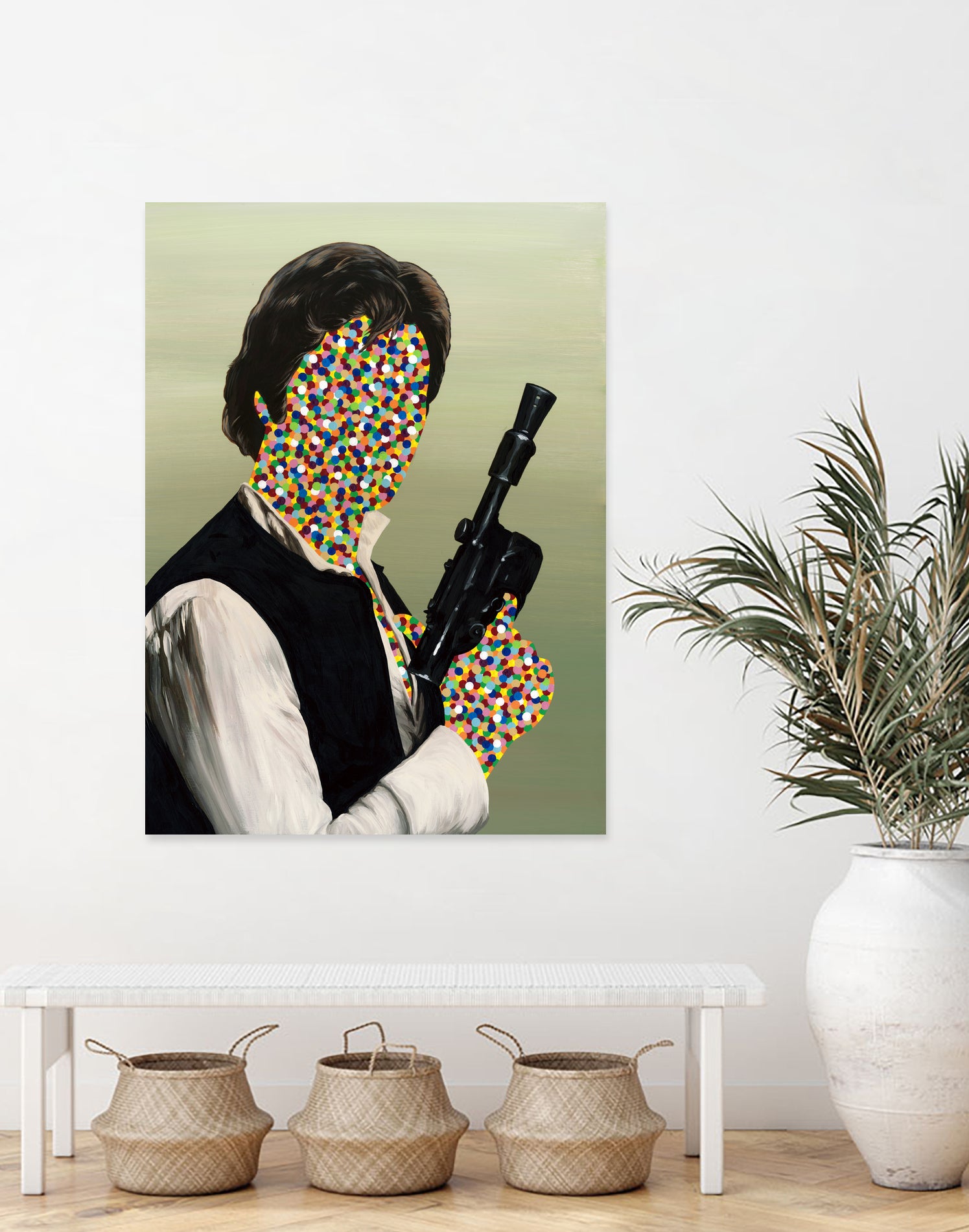 Rebel Scum 01 by Andrew Turner on GIANT ART - green mixed media