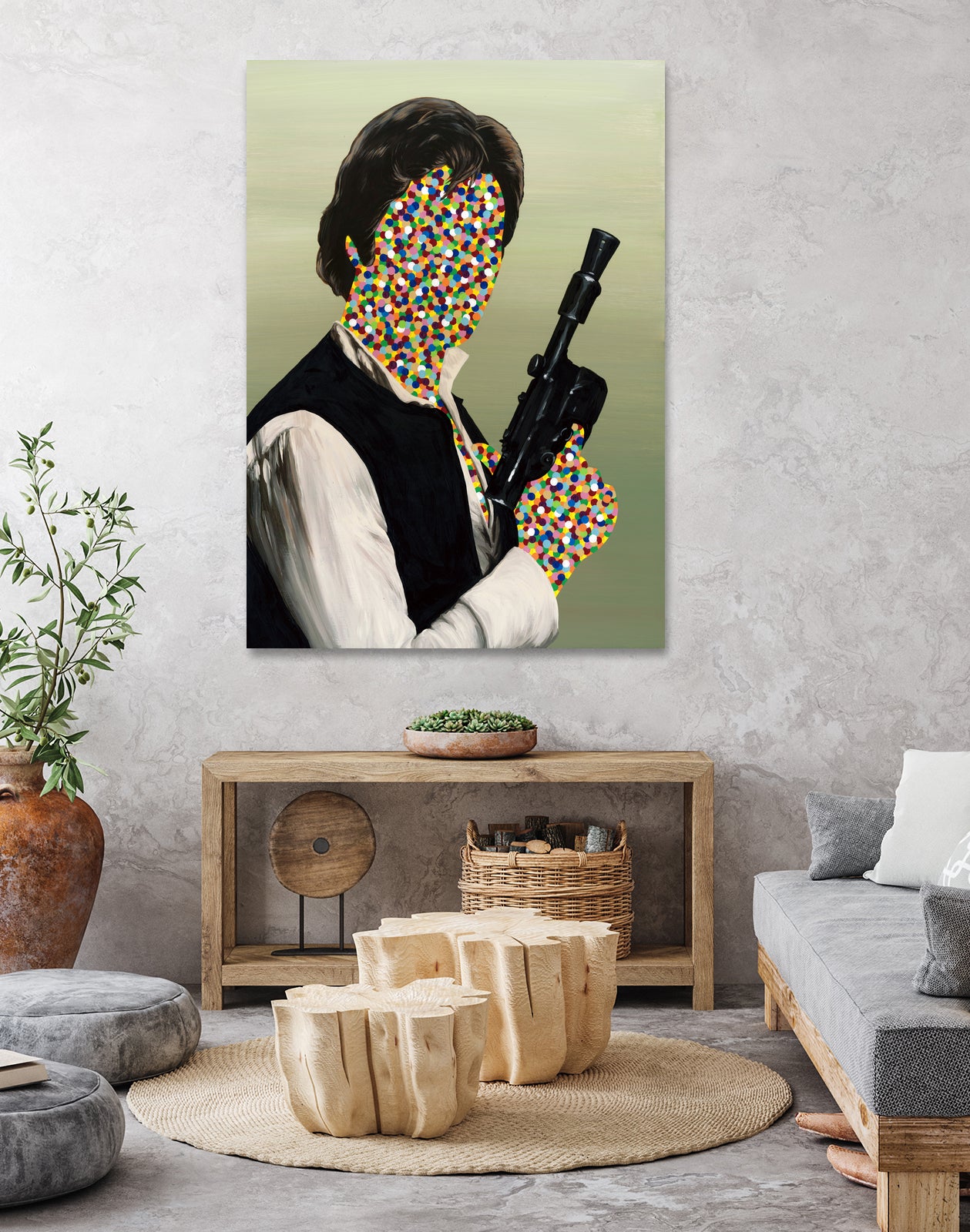 Rebel Scum 01 by Andrew Turner on GIANT ART - green mixed media