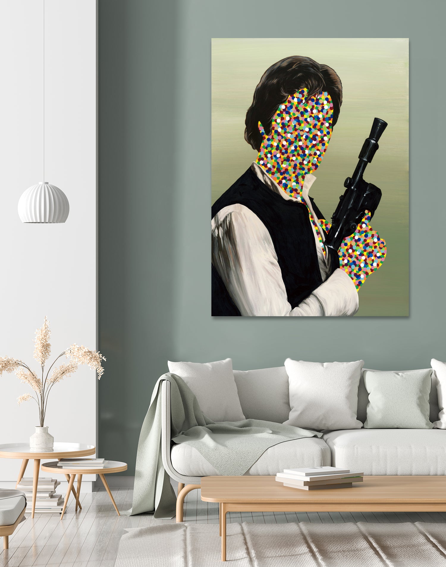 Rebel Scum 01 by Andrew Turner on GIANT ART - green mixed media