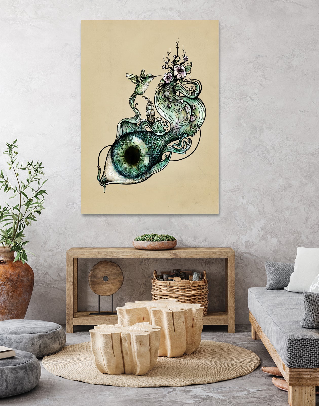 Flowing Inspiration by Enkel Dika on GIANT ART - green digital drawing