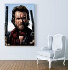 Clint Eastwood - The Outlaw Josey Wales by Dan Avenell on GIANT ART - brown mixed media