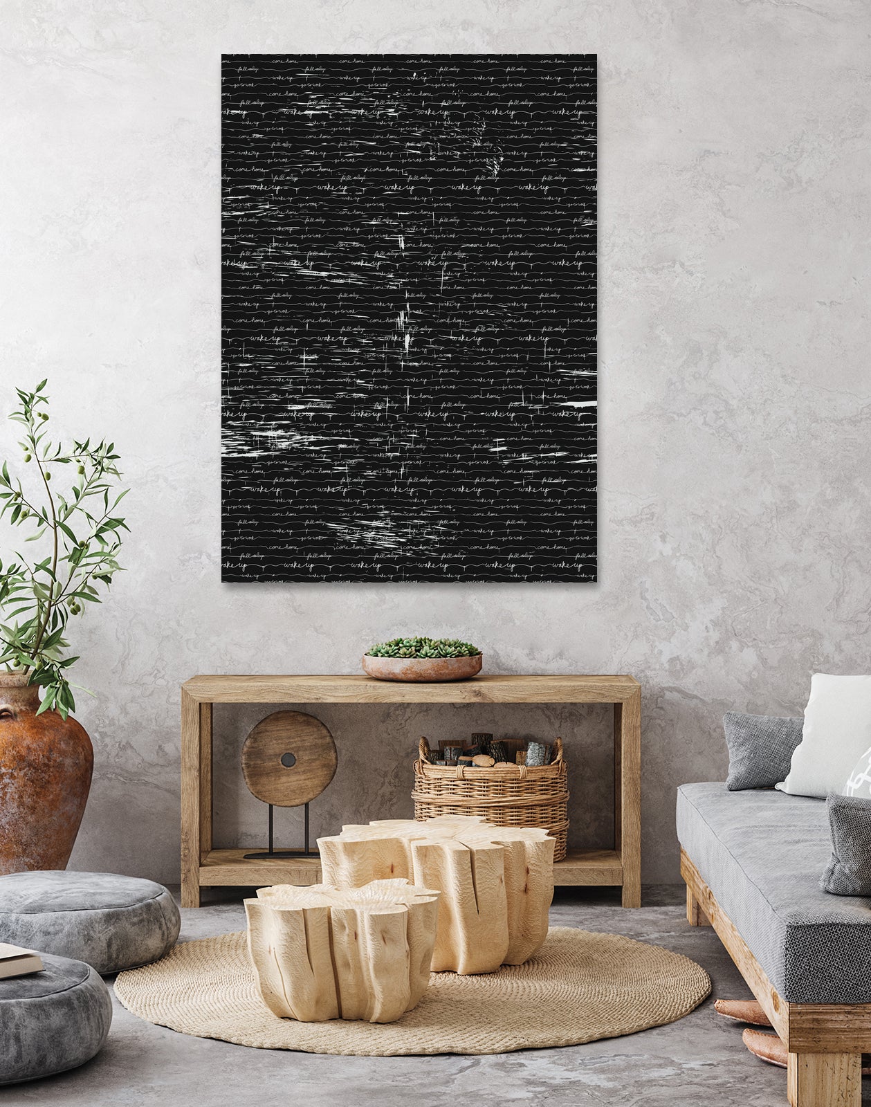 Wake Up by Sabrina Pearcy on GIANT ART - black typography