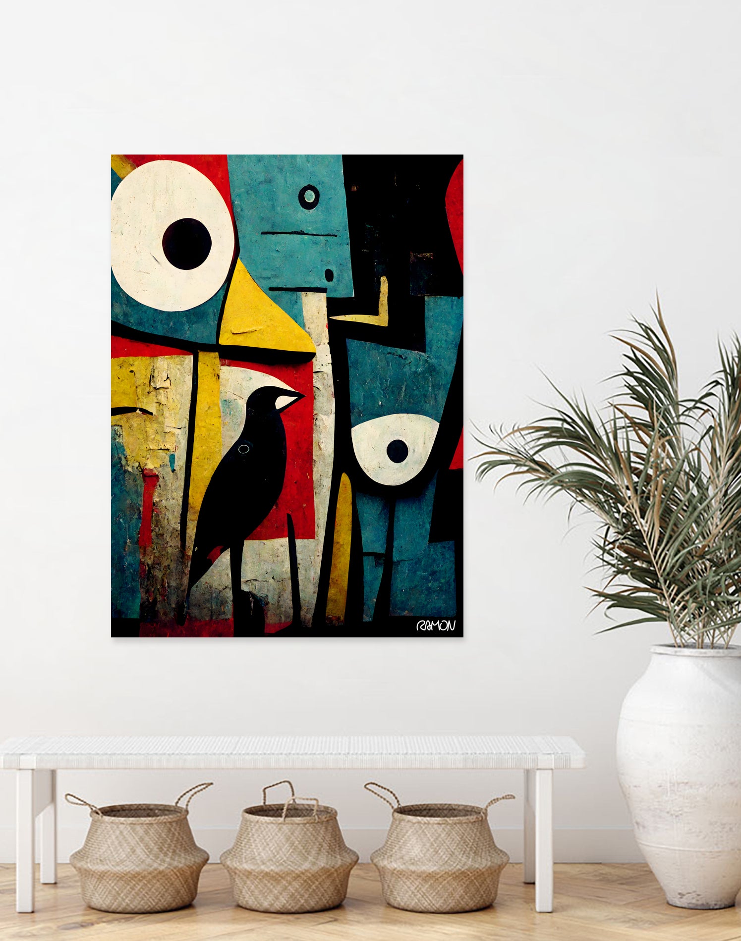 Birds Eye by Ramon Souza on GIANT ART - white digital painting