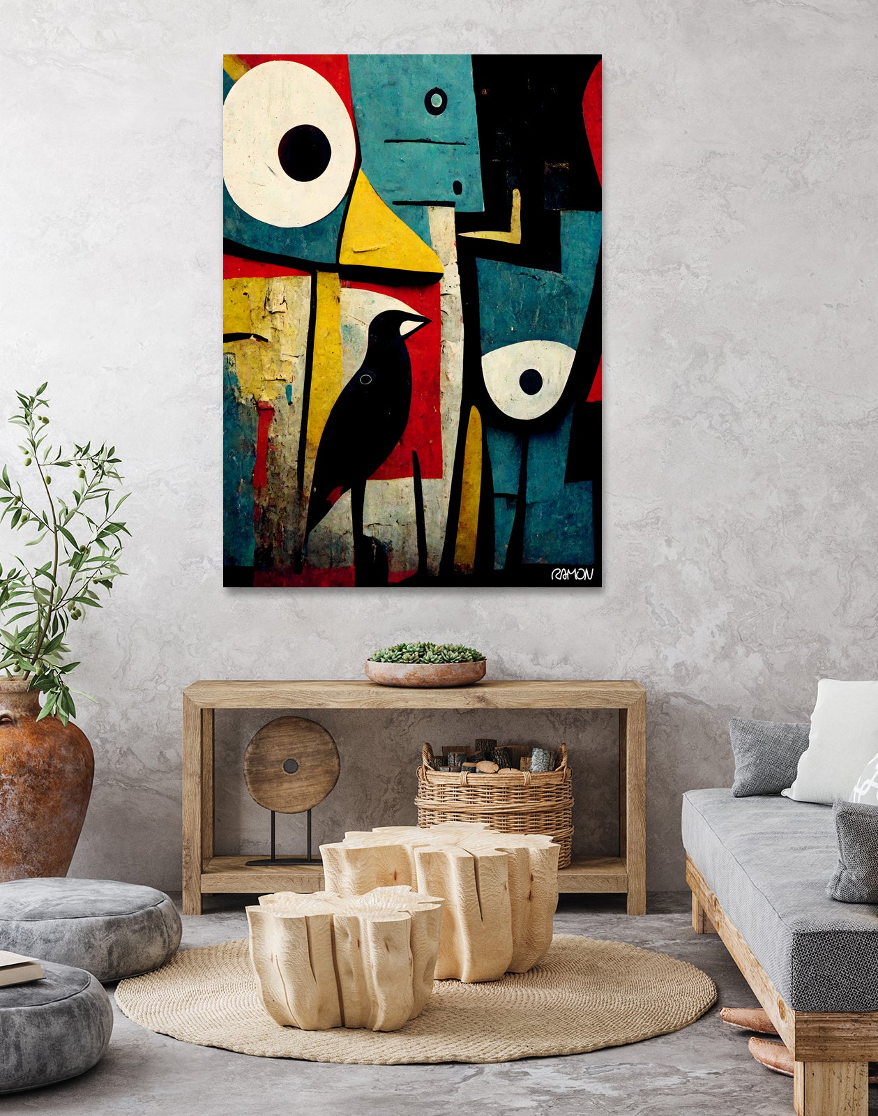 Birds Eye by Ramon Souza on GIANT ART - white digital painting