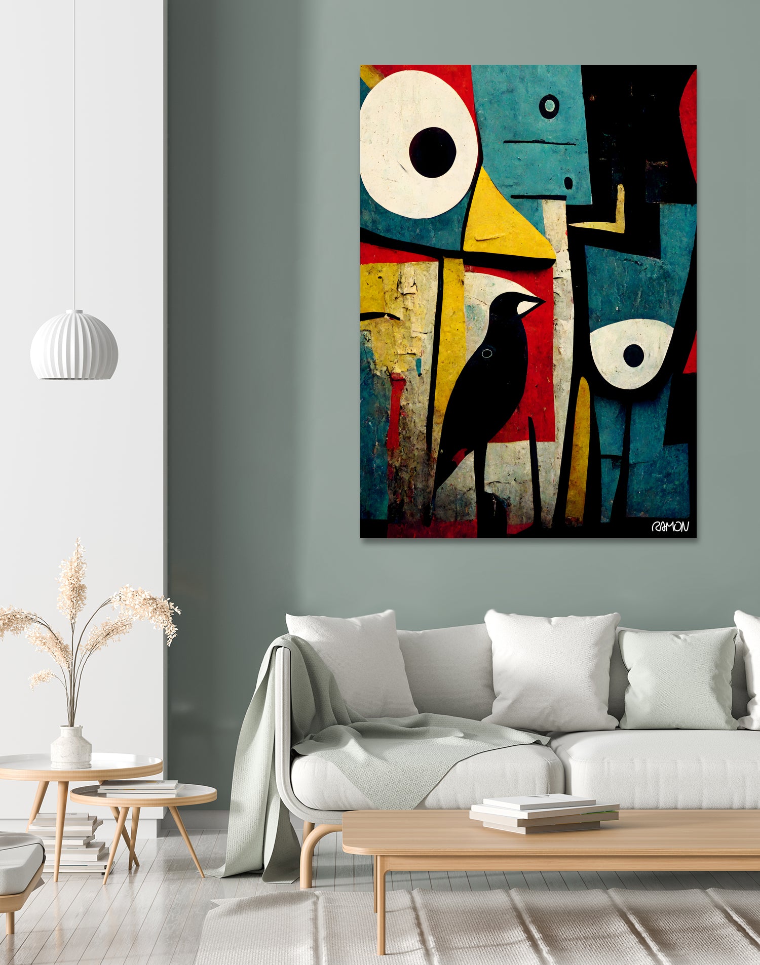 Birds Eye by Ramon Souza on GIANT ART - white digital painting