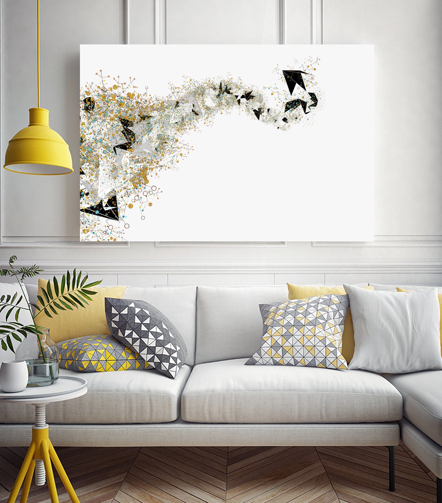 Origami Stream by Scott Oppenheim on GIANT ART - white digital painting