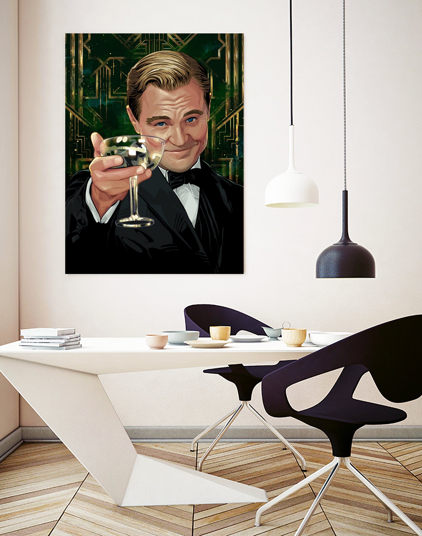 The Great Gatsby by Nikita Abakumov on GIANT ART - green digital painting