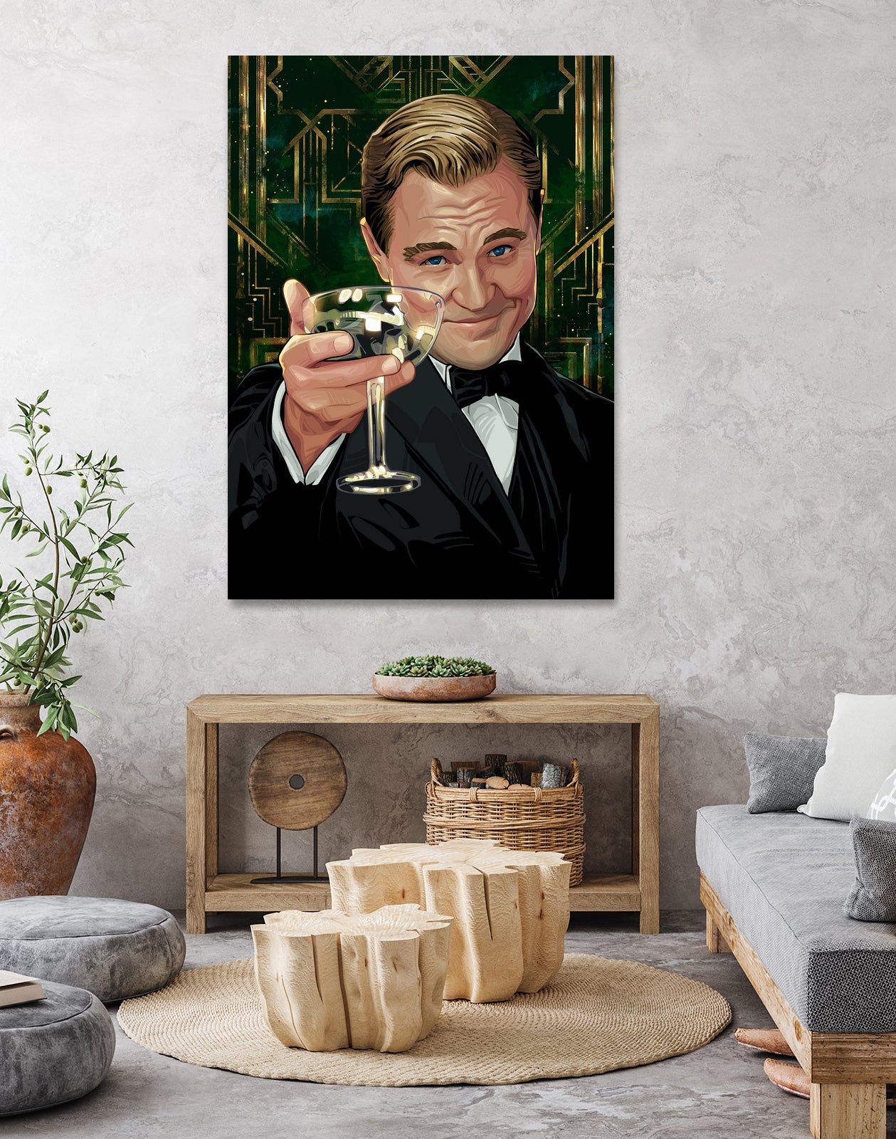 The Great Gatsby by Nikita Abakumov on GIANT ART - green digital painting