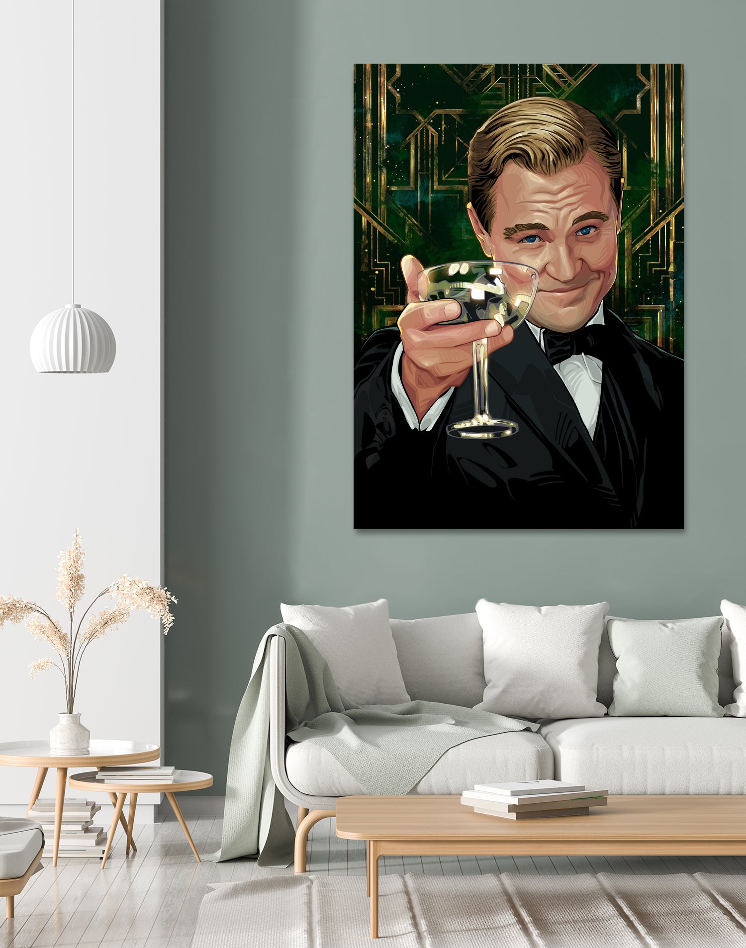 The Great Gatsby by Nikita Abakumov on GIANT ART - green digital painting