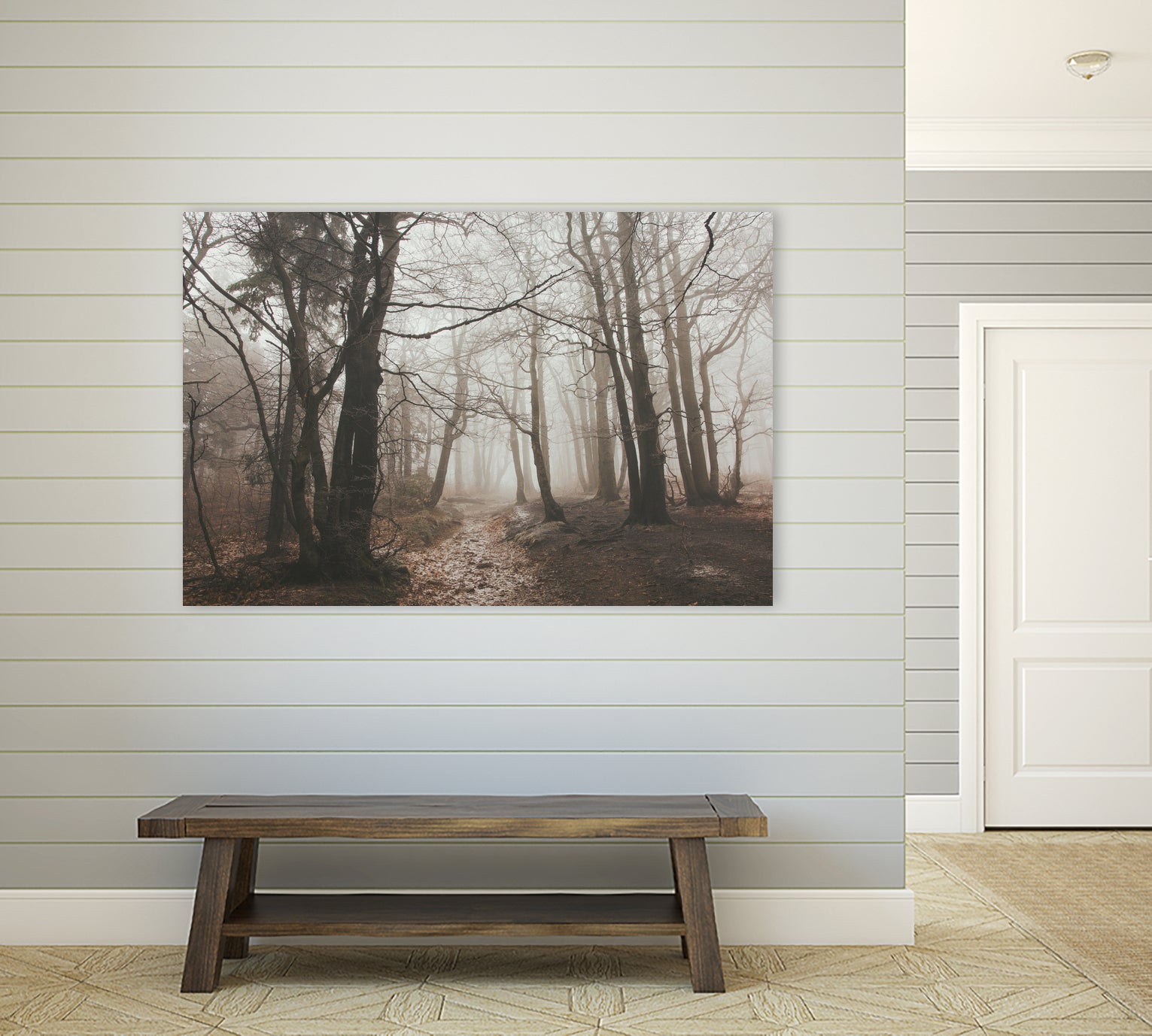 Spooky Forest by Dominika Aniola on GIANT ART - brown photo illustration