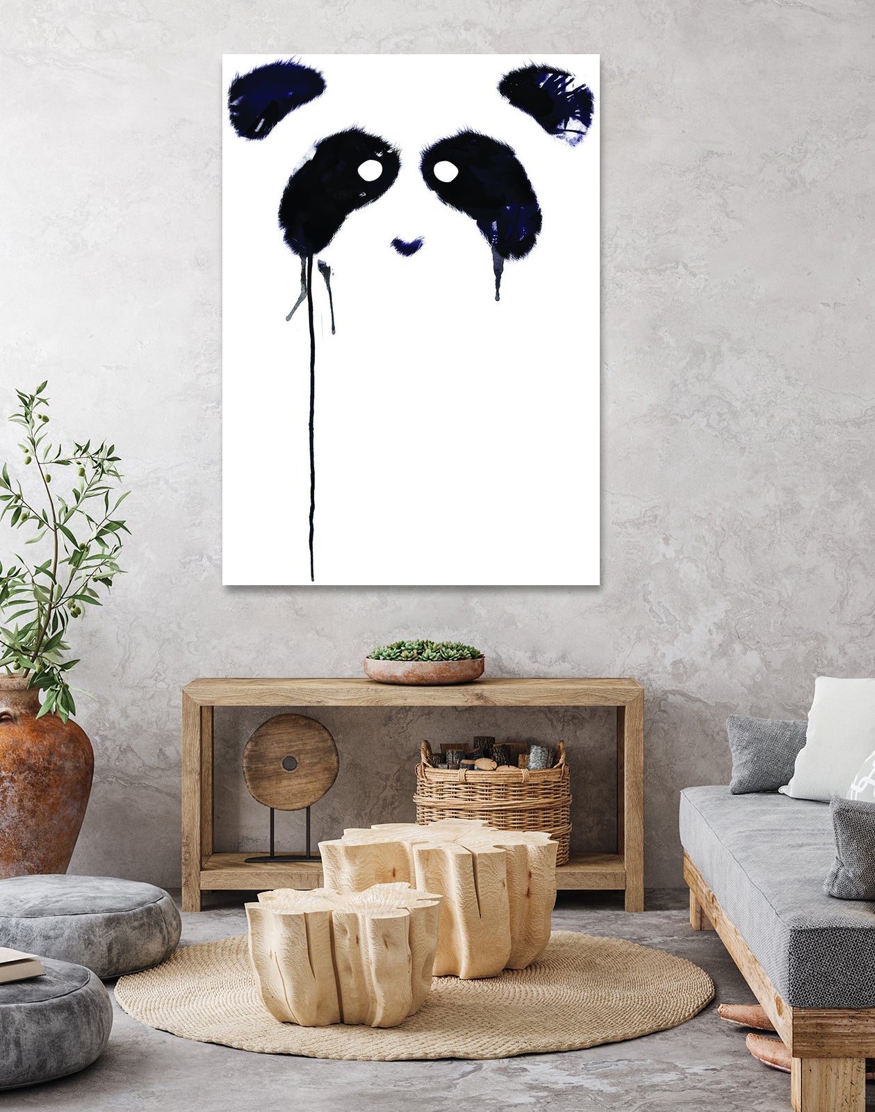 Panda by Tobias Fonseca on GIANT ART - white digital drawing