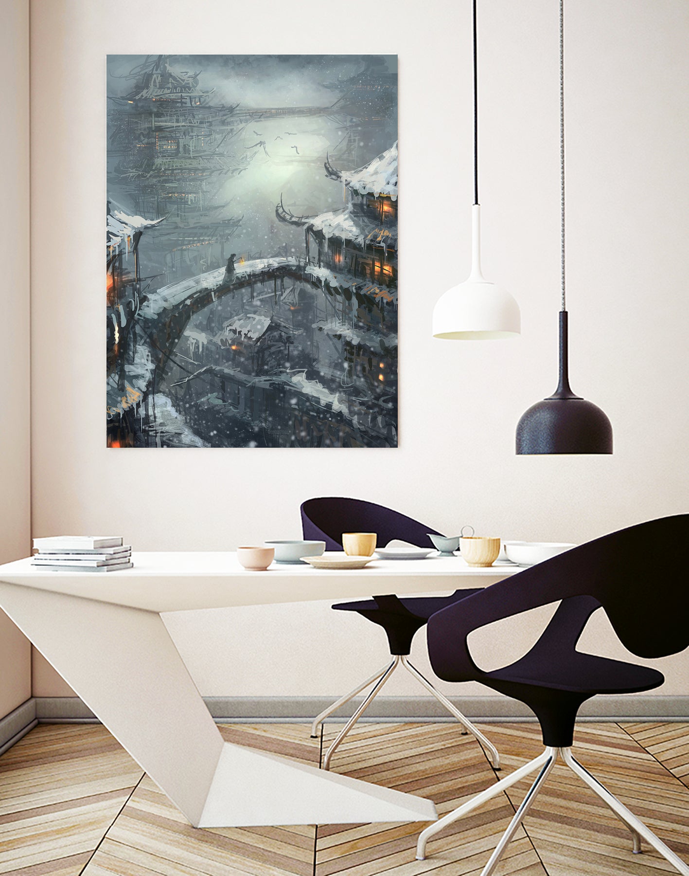 Winter by Ling Wang on GIANT ART - digital painting