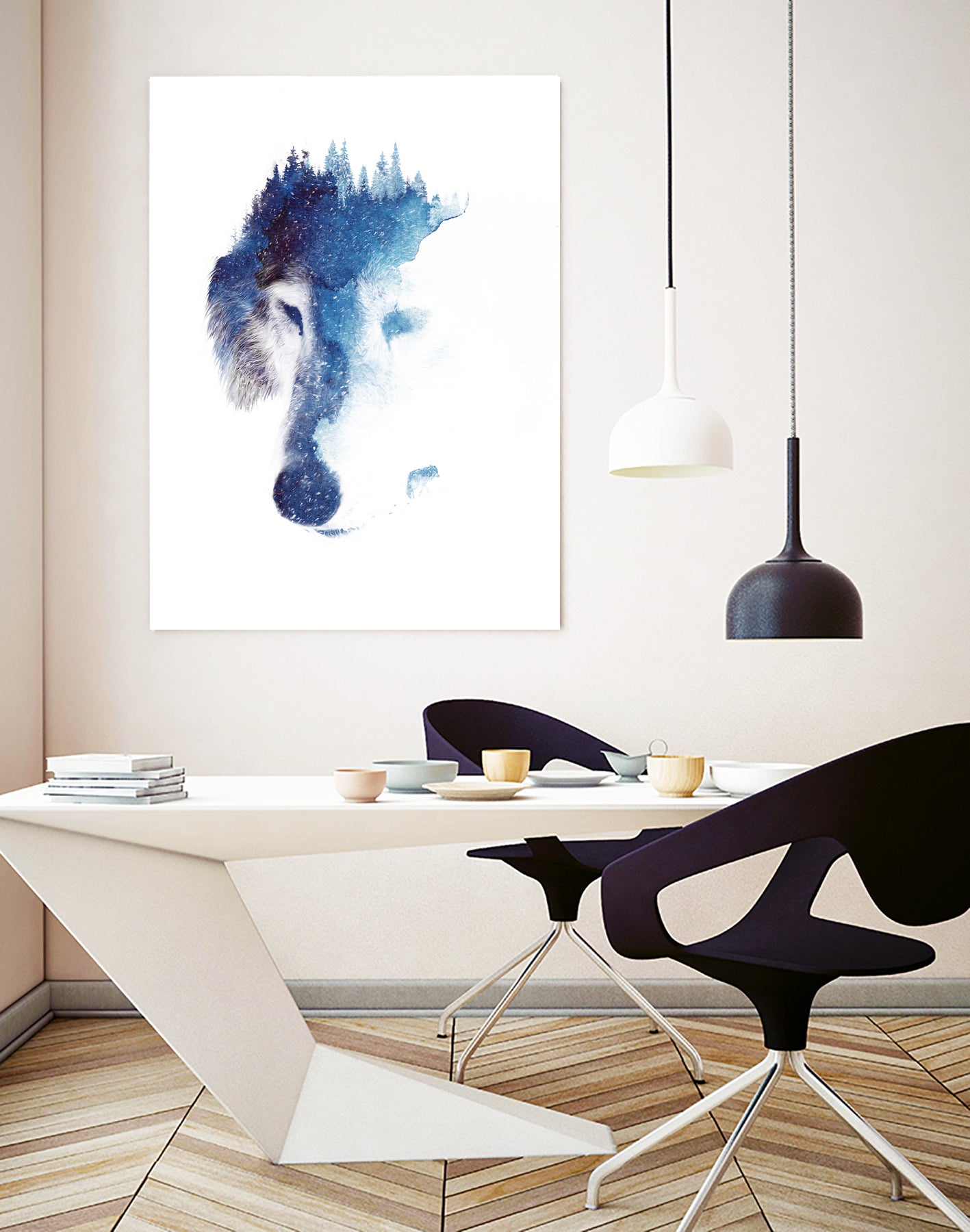 Through many storms by Robert Farkas on GIANT ART - blue digital painting