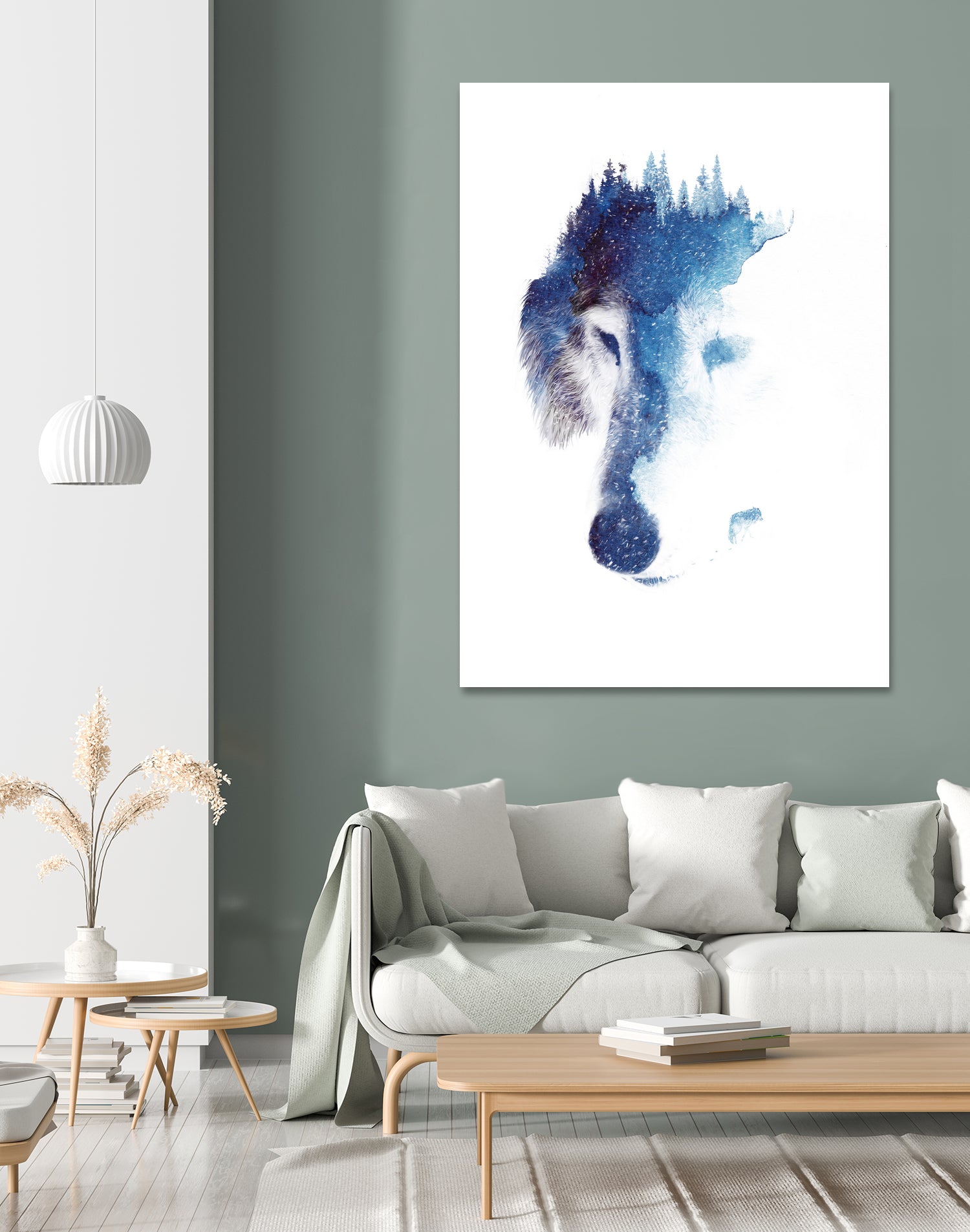 Through many storms by Robert Farkas on GIANT ART - blue digital painting